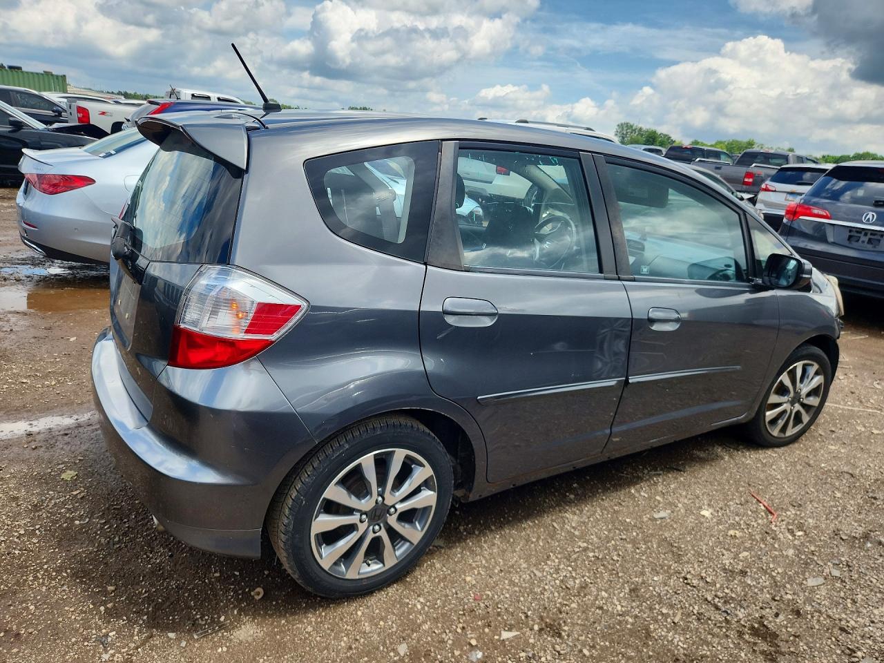 2012 Honda Fit Sport Gray vin: JHMGE8H68CC019839