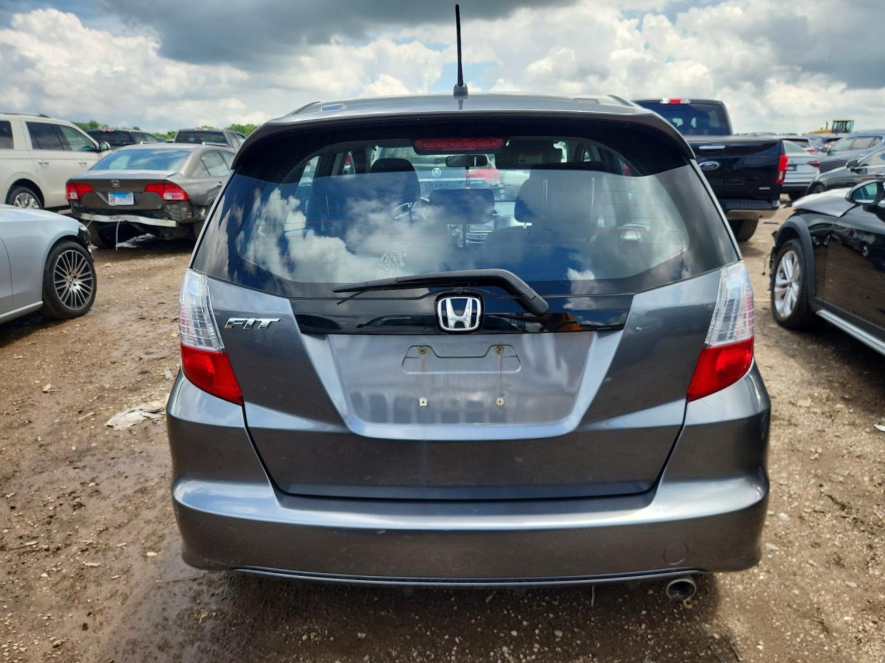 2012 Honda Fit Sport Gray vin: JHMGE8H68CC019839