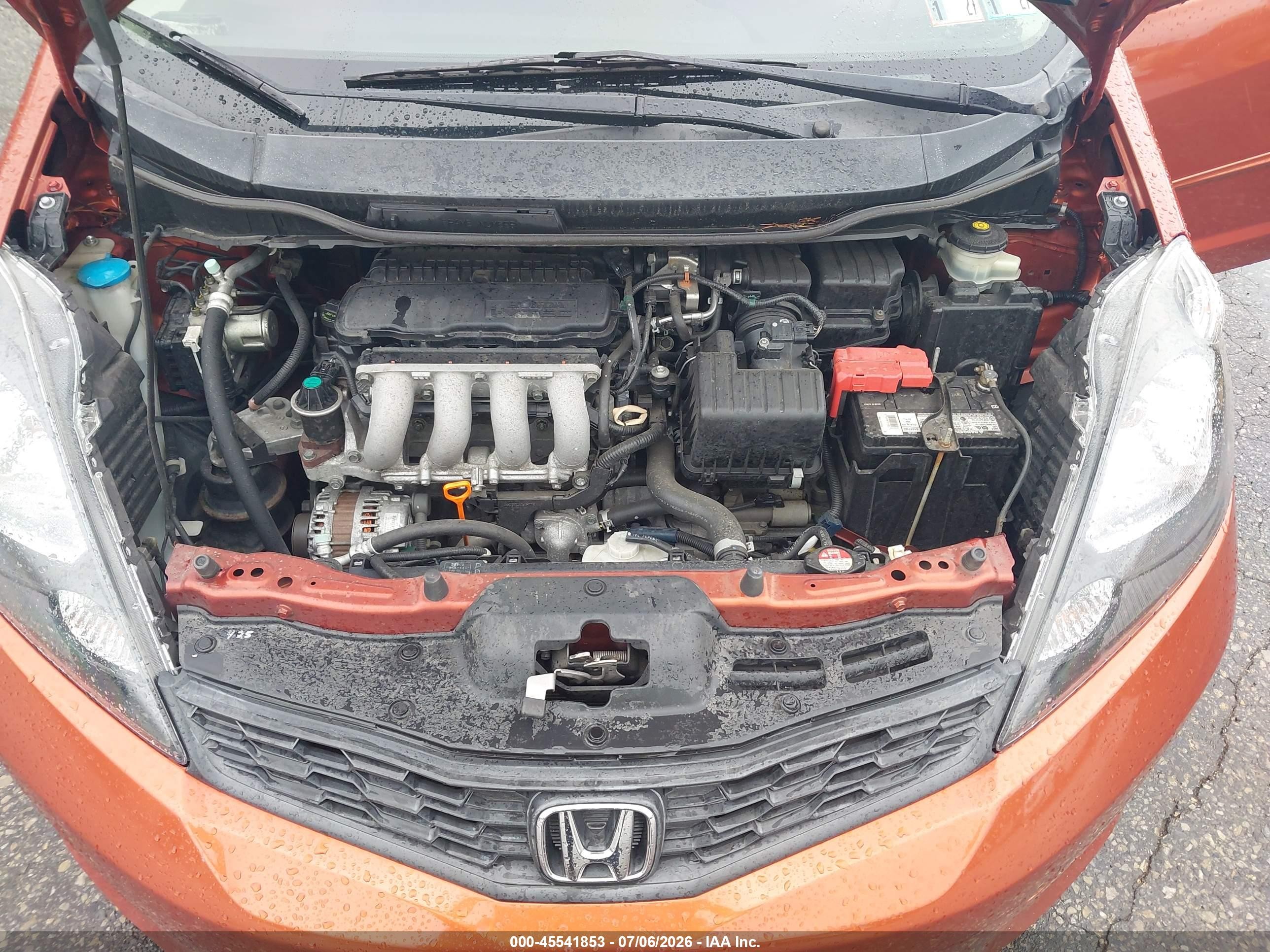 2012 Honda Fit Sport Orange vin: JHMGE8H68CC033384