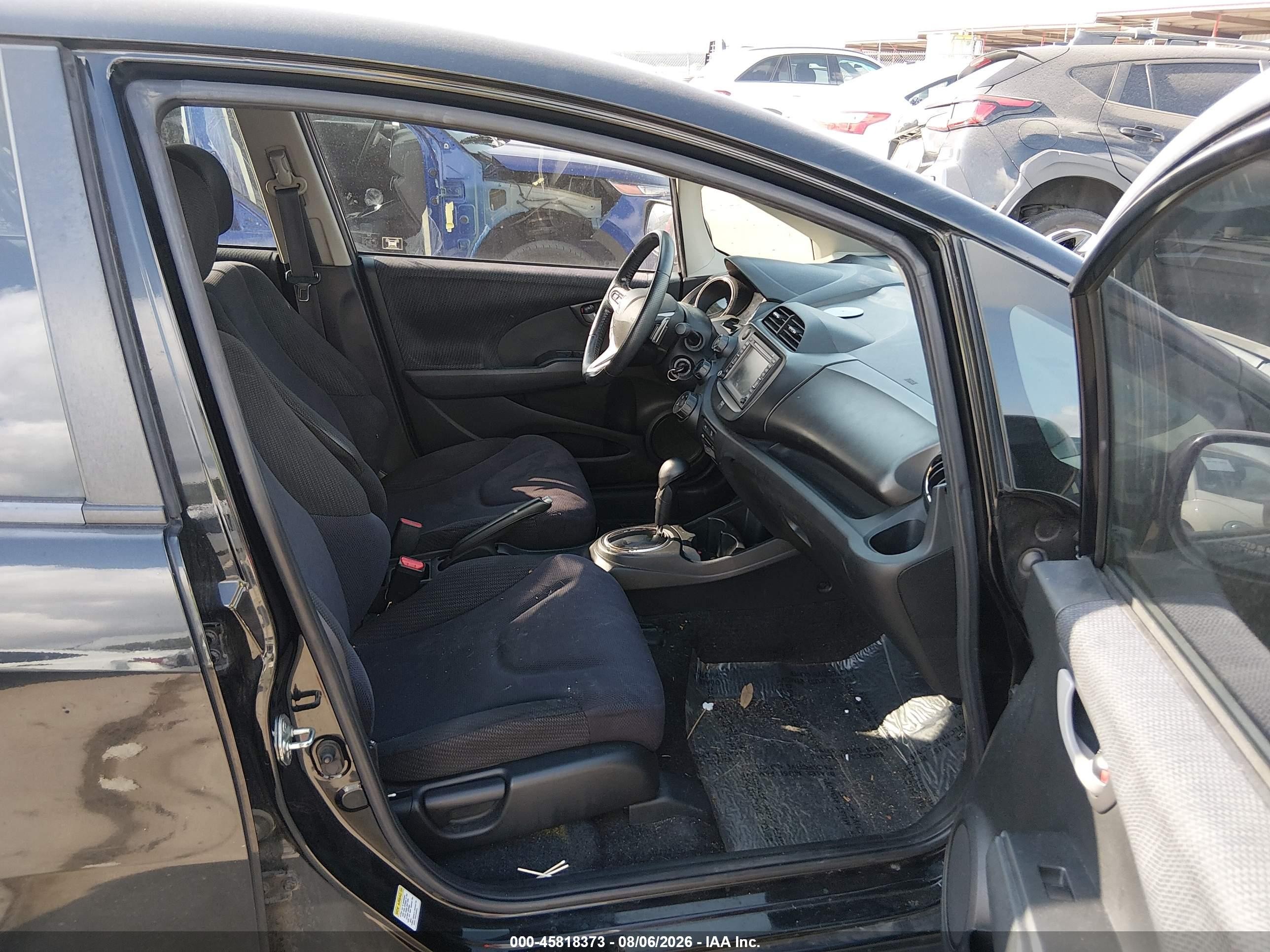 2013 Honda Fit Sport Black vin: JHMGE8H68DC009264