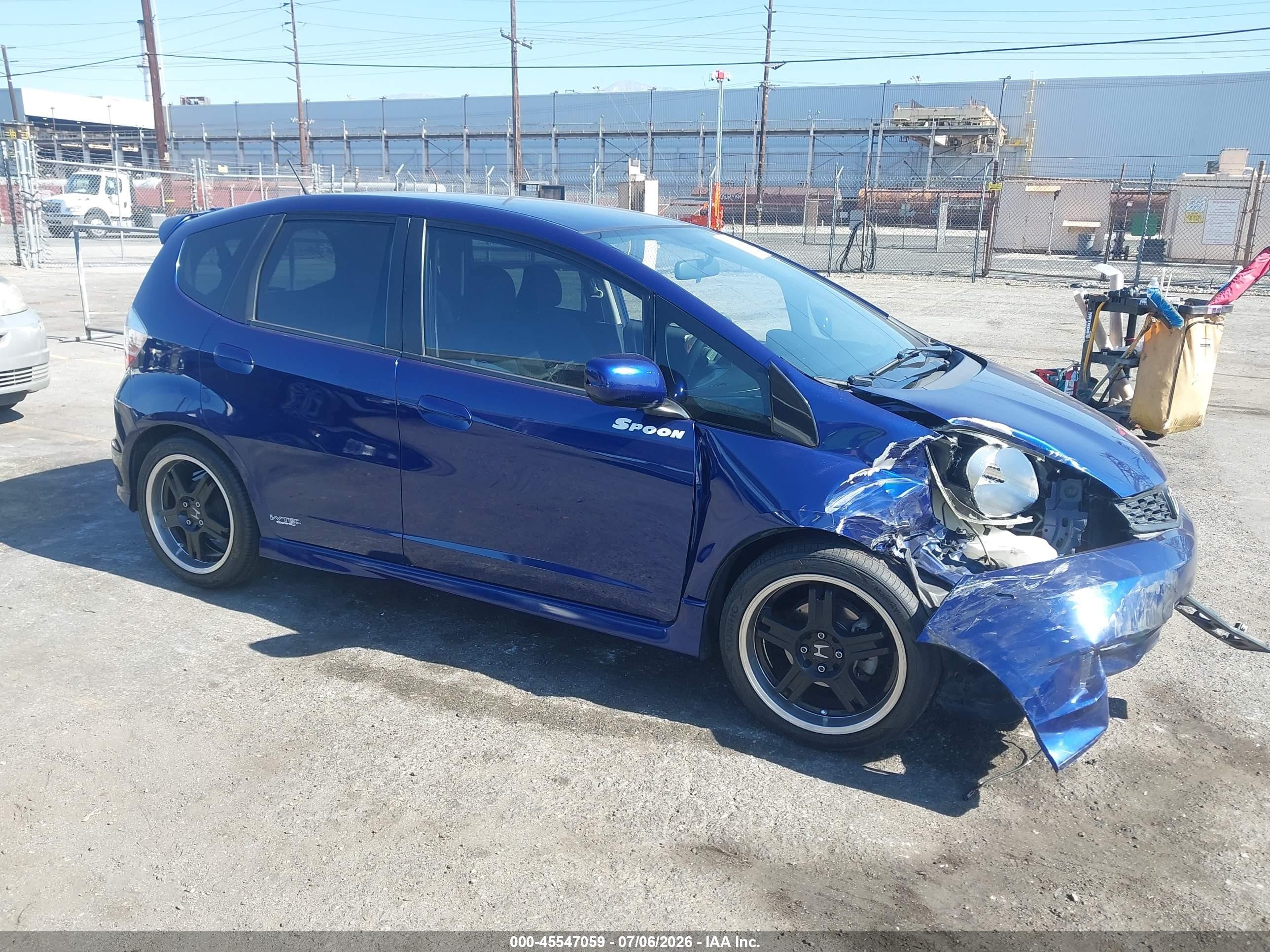 2013 Honda Fit Sport Blue vin: JHMGE8H69DC011301