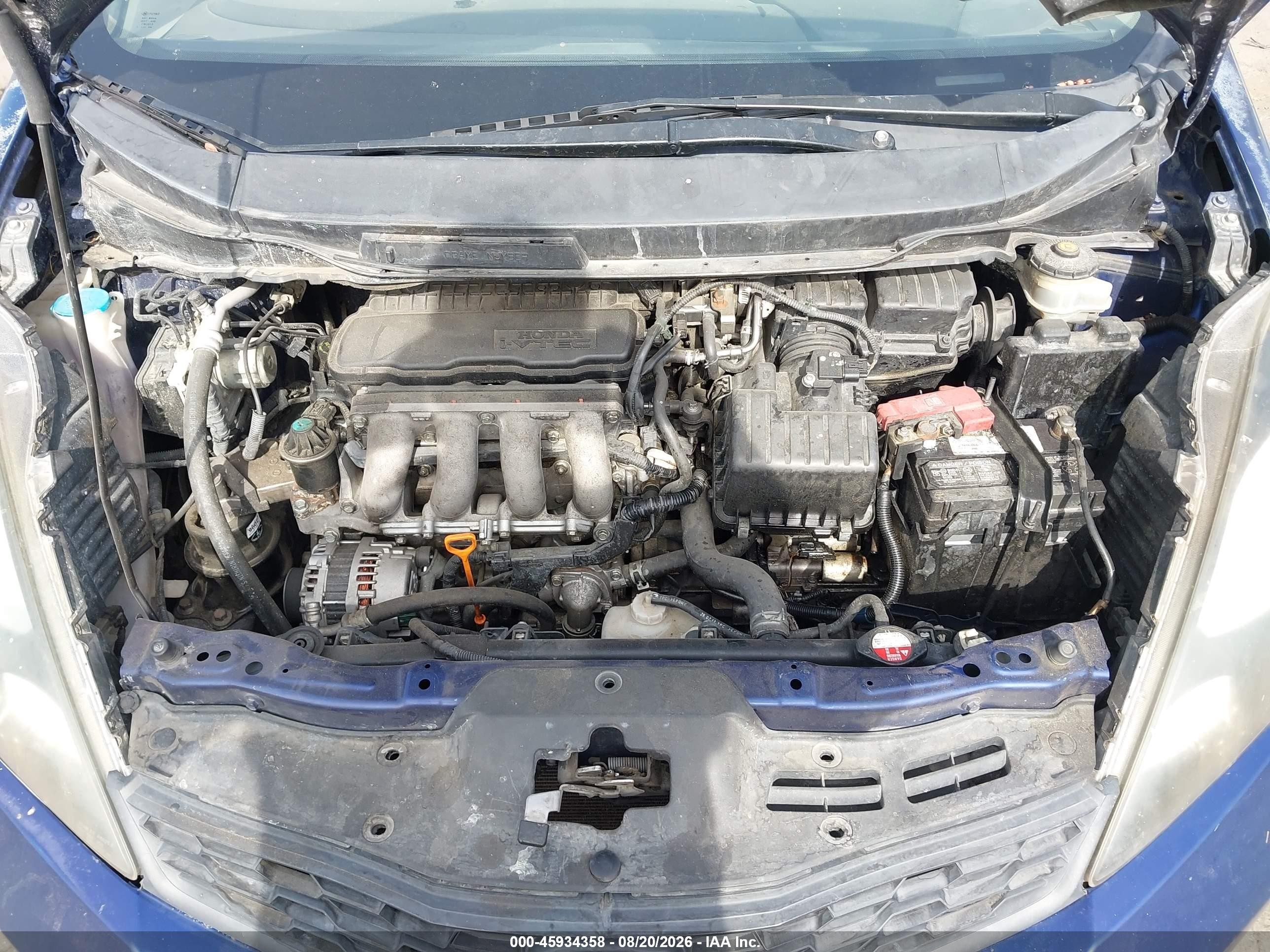 2013 Honda Fit Sport Синий vin: JHMGE8H69DC059123