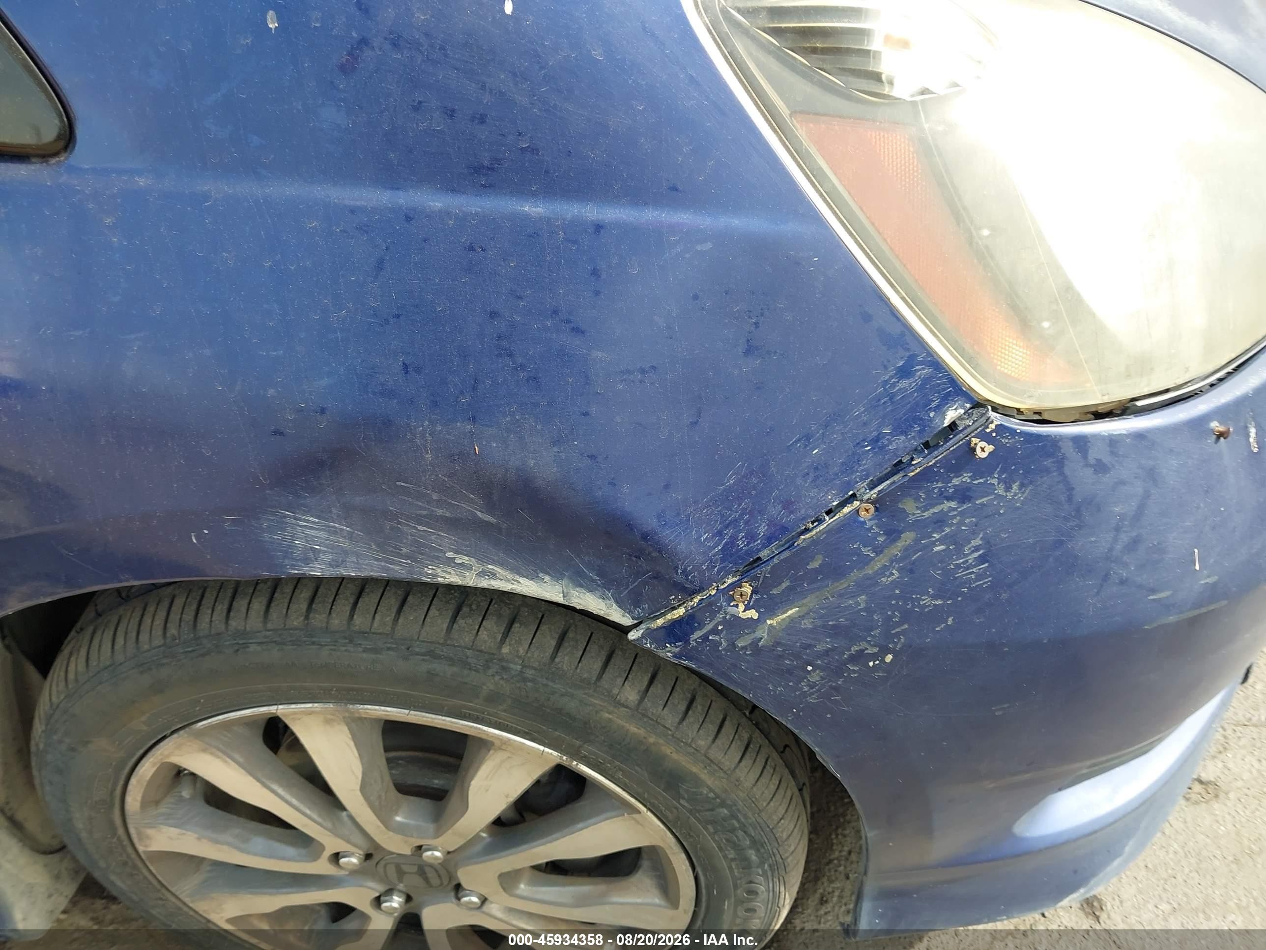 2013 Honda Fit Sport Синий vin: JHMGE8H69DC059123