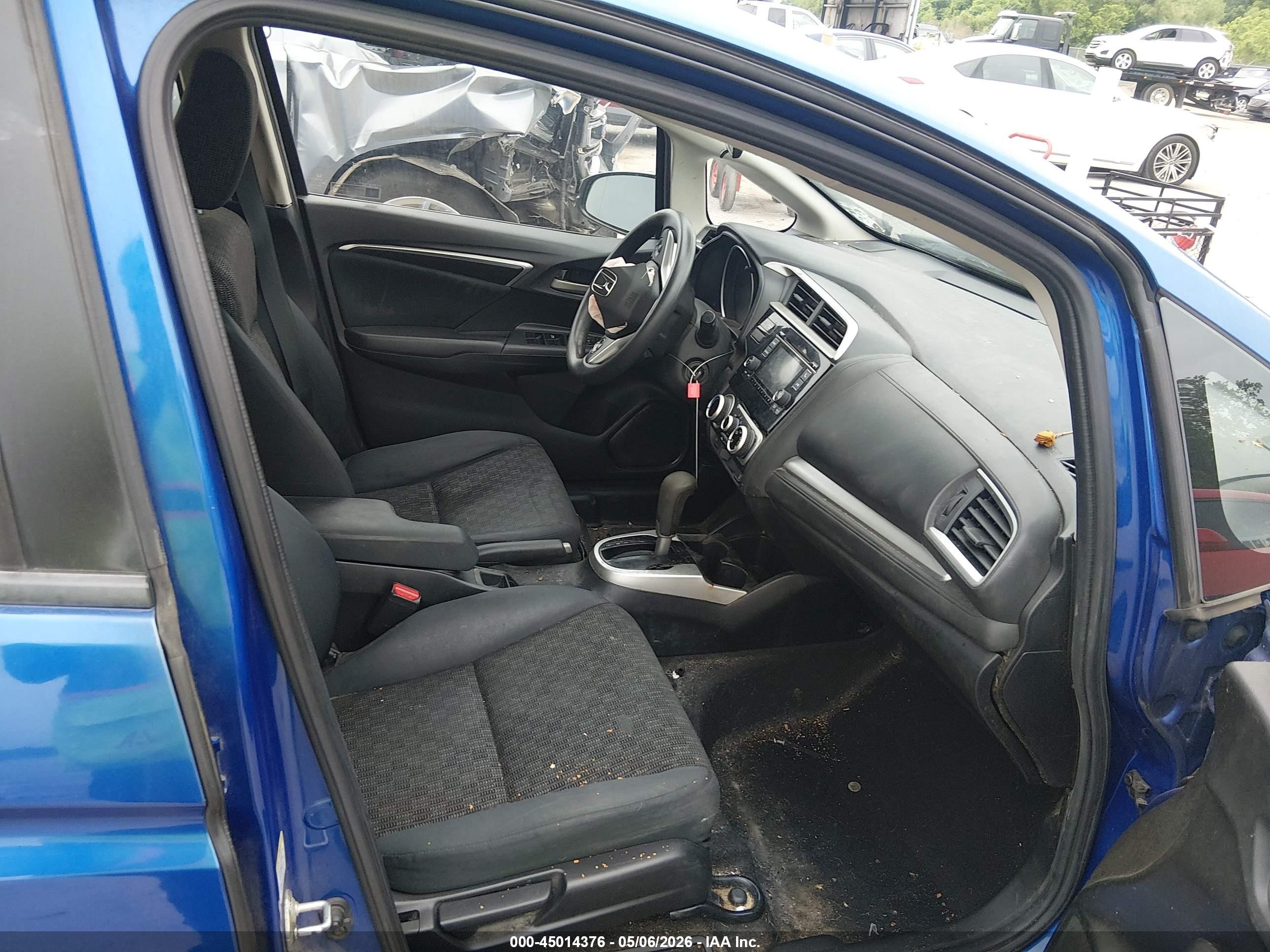 2016 Honda Fit Lx Blue vin: JHMGK5H50GS008876