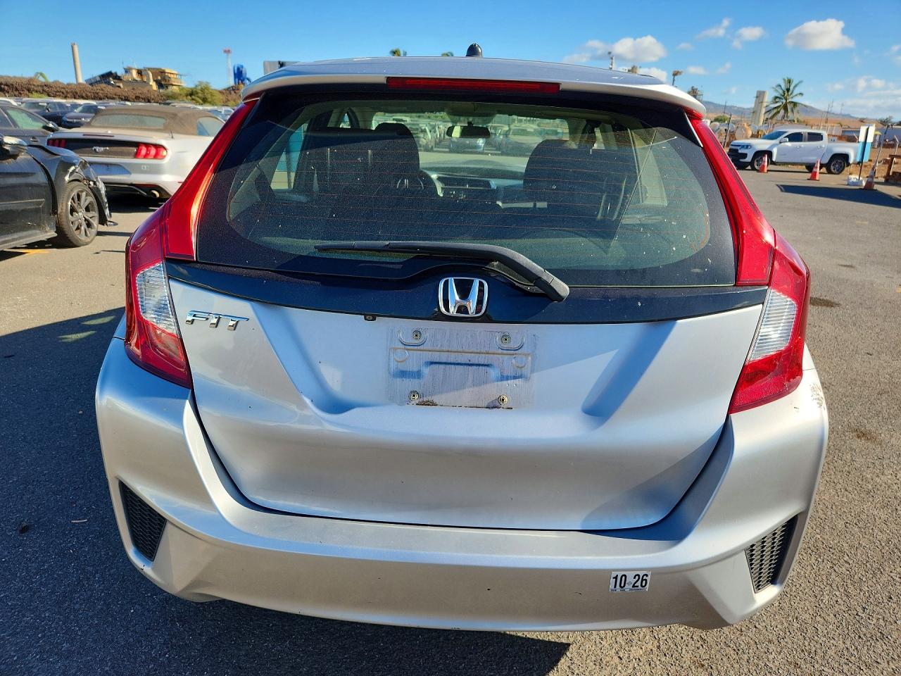 2016 Honda Fit Lx Серебряный vin: JHMGK5H50GS014712