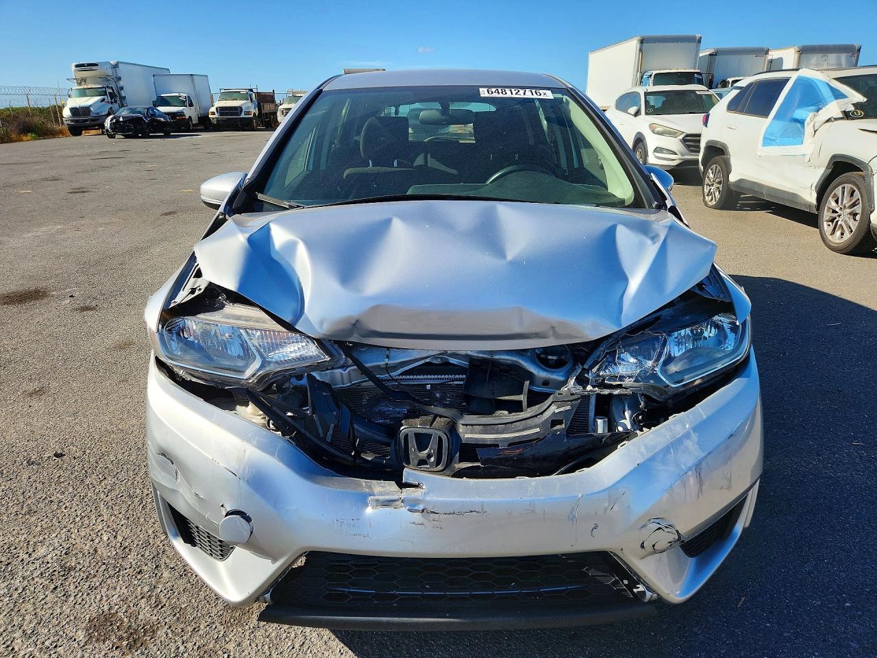 2016 Honda Fit Lx Серебряный vin: JHMGK5H50GS014712