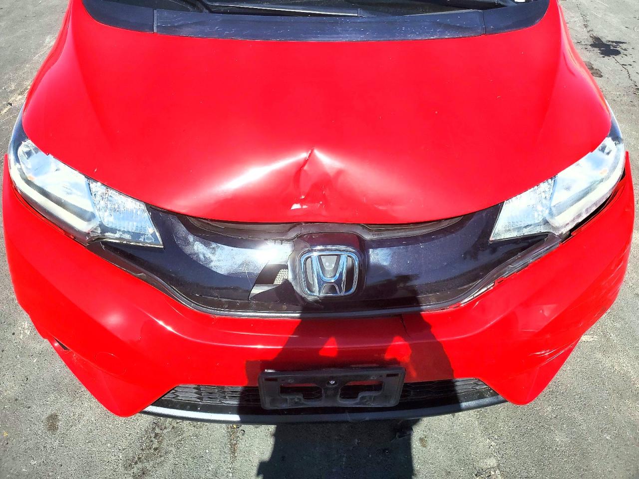 2016 Honda Fit Lx Red vin: JHMGK5H52GX021065