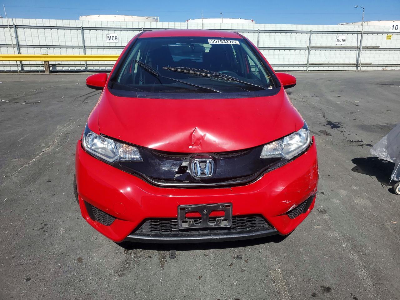 2016 Honda Fit Lx Red vin: JHMGK5H52GX021065
