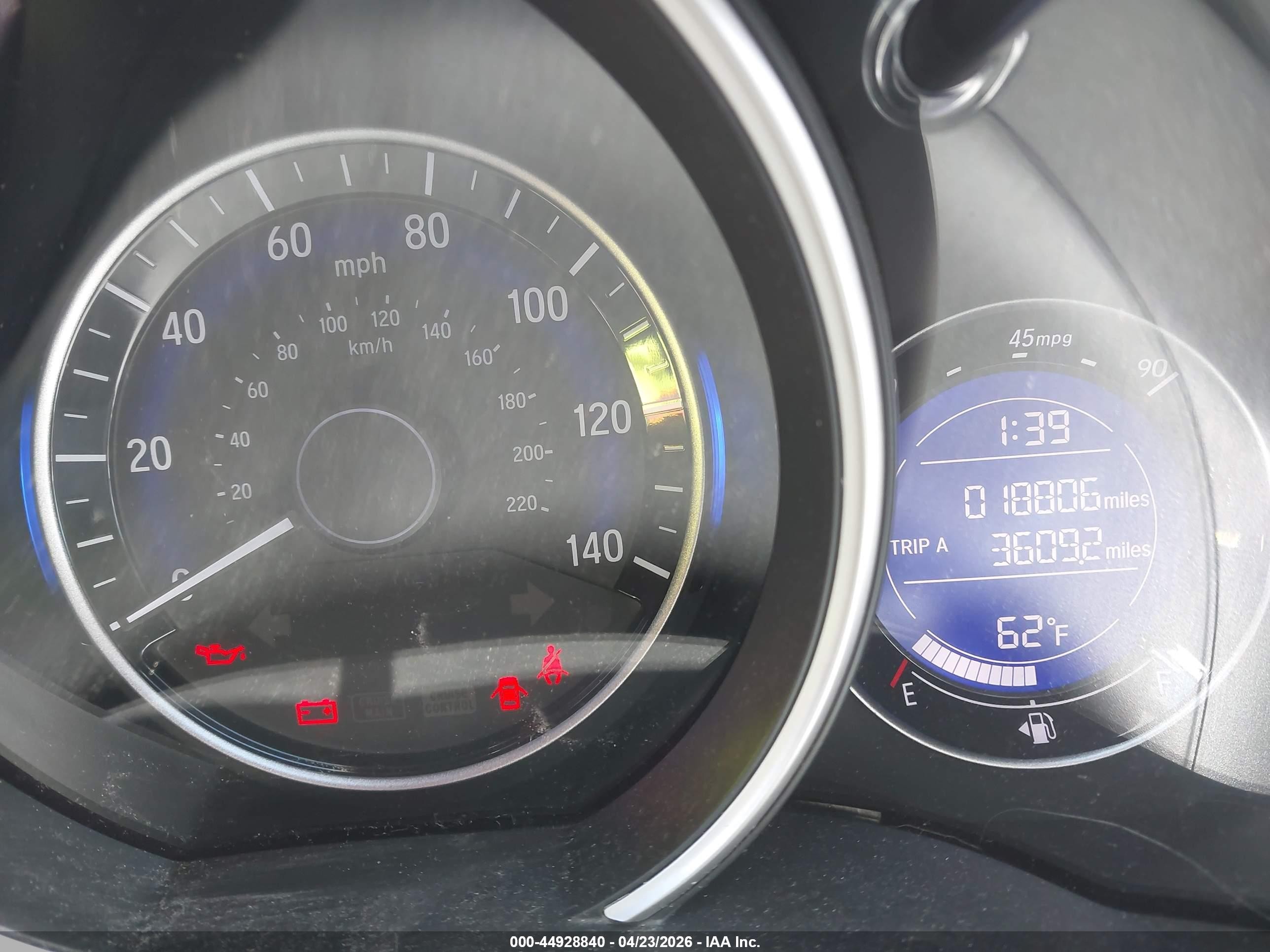 2016 Honda Fit Lx Красный vin: JHMGK5H52GX033992