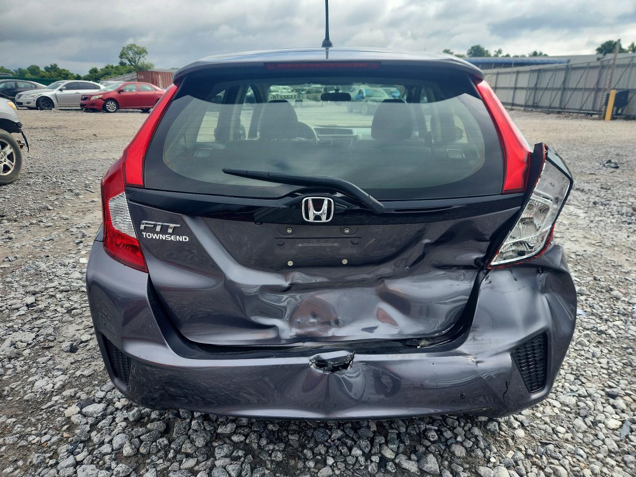 2017 Honda Fit Lx Gray vin: JHMGK5H53HS003253