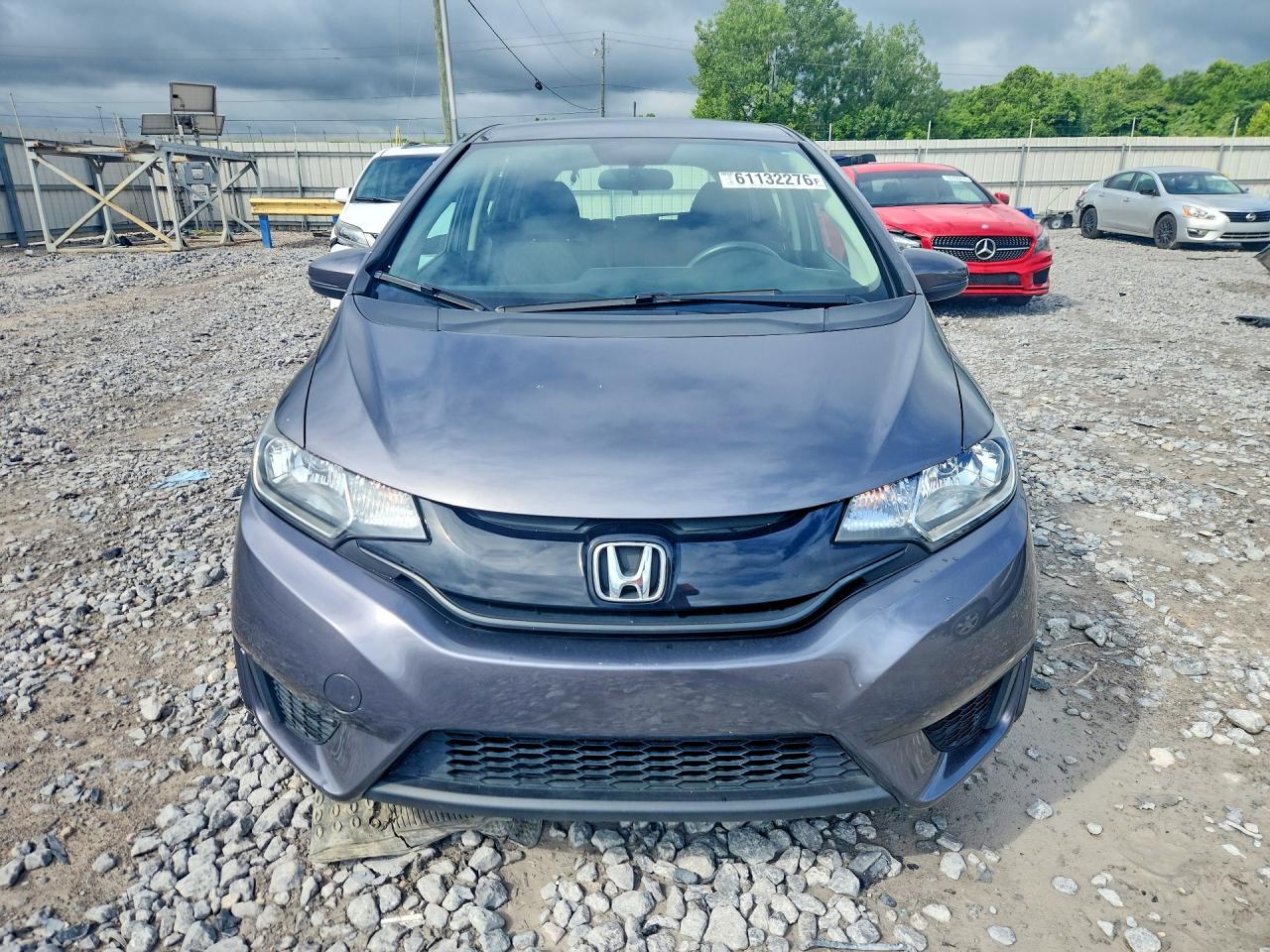 2017 Honda Fit Lx Gray vin: JHMGK5H53HS003253