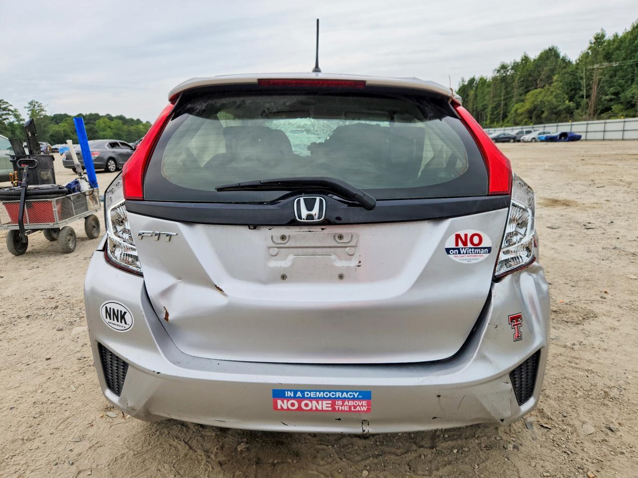 2016 Honda Fit Lx Серый vin: JHMGK5H54GS003616