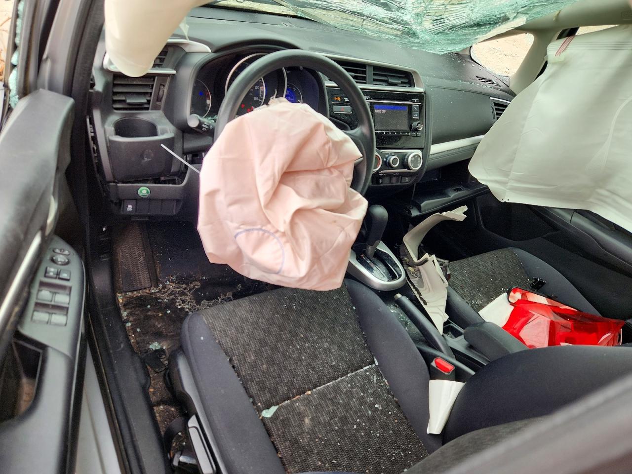 2016 Honda Fit Lx Серый vin: JHMGK5H54GS003616