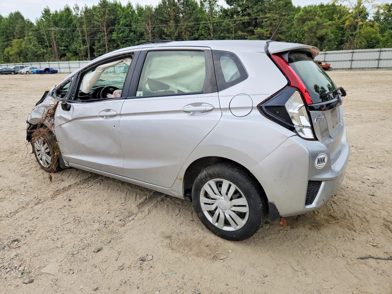 2016 Honda Fit Lx Серый vin: JHMGK5H54GS003616