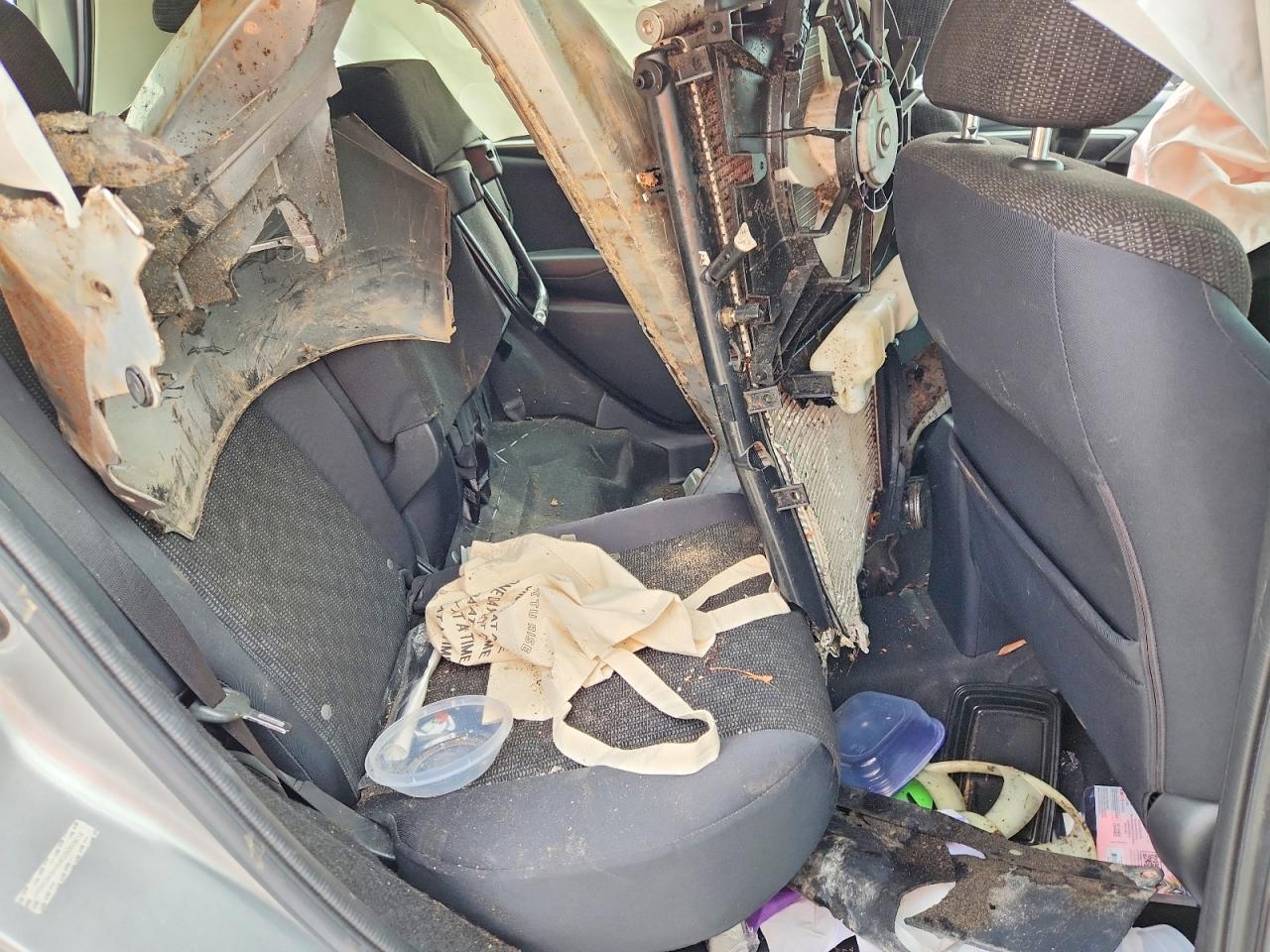 2016 Honda Fit Lx Серый vin: JHMGK5H54GS003616