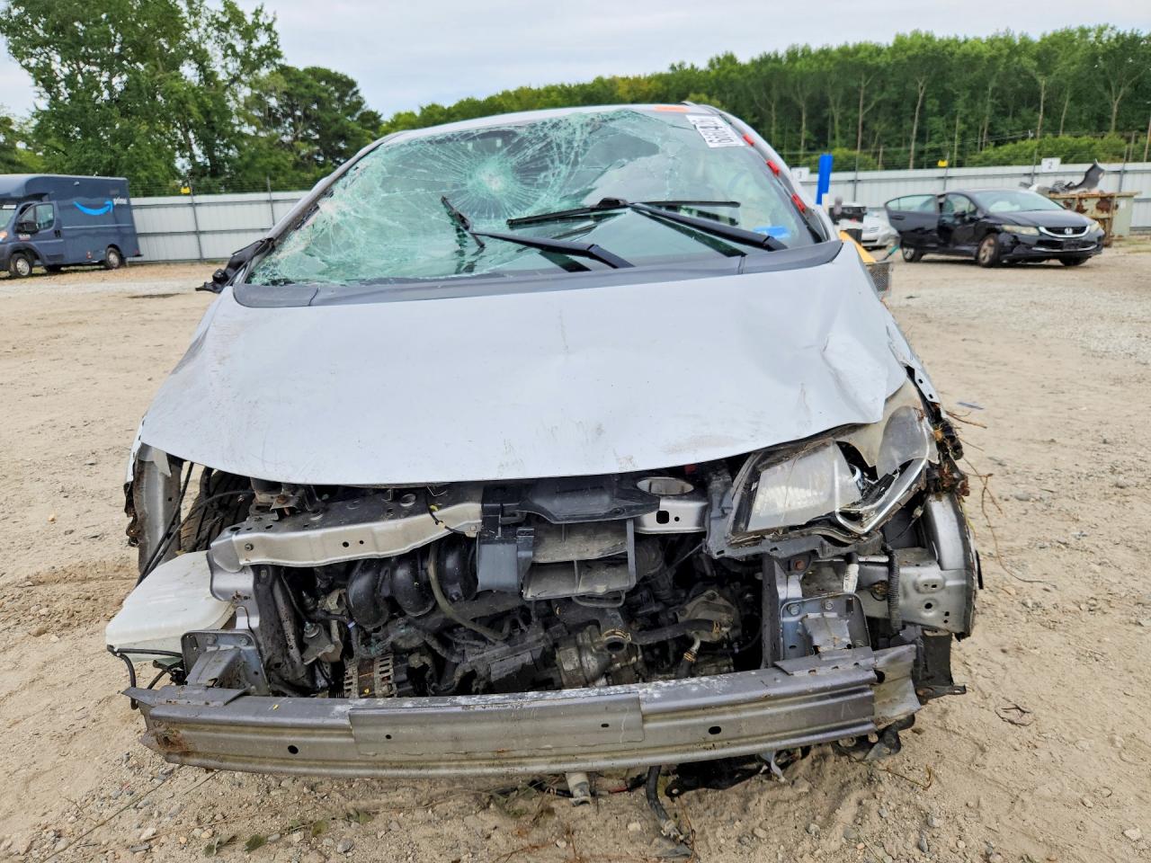 2016 Honda Fit Lx Серый vin: JHMGK5H54GS003616
