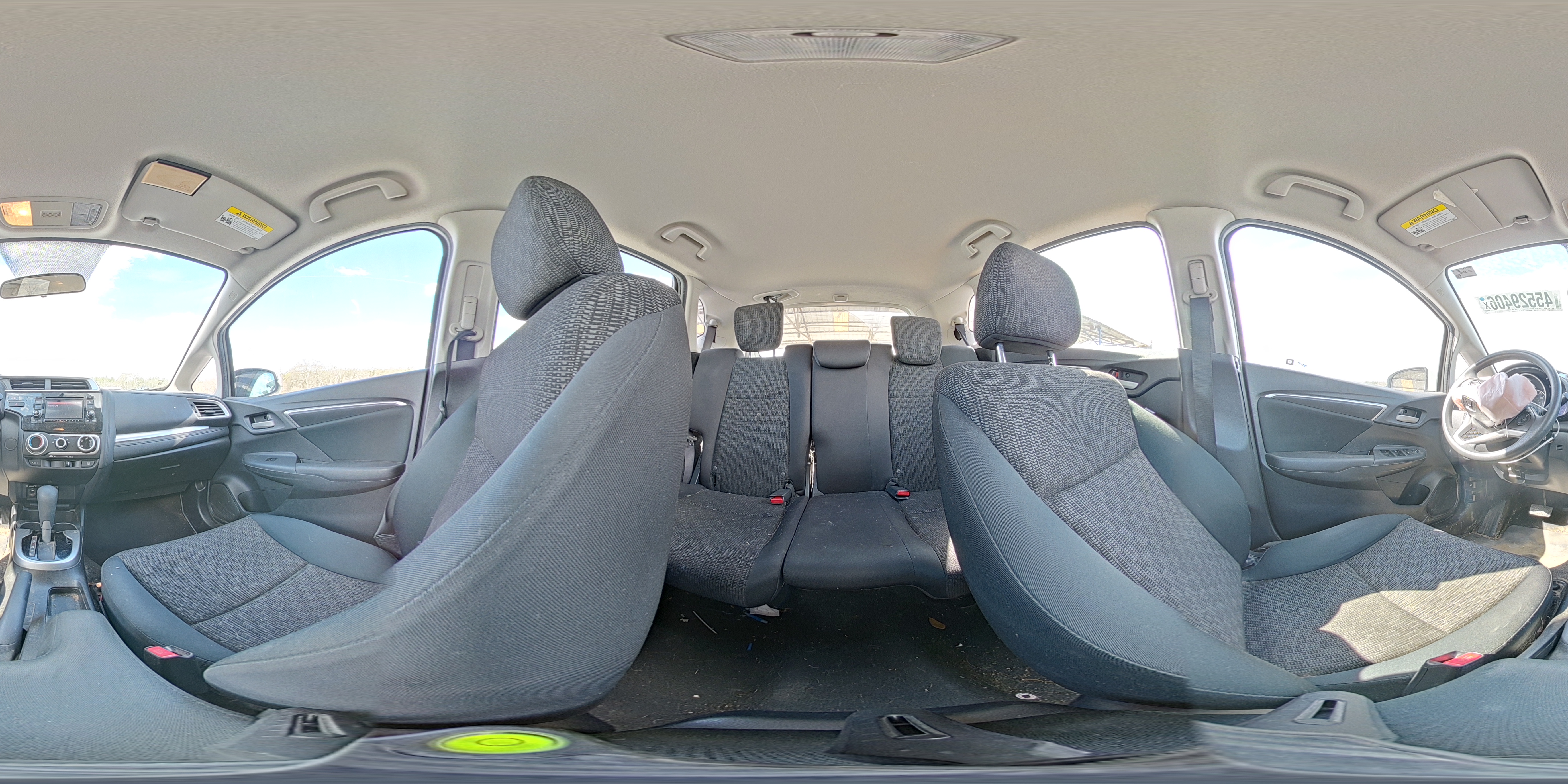 2016 Honda Fit Lx White vin: JHMGK5H55GS009800