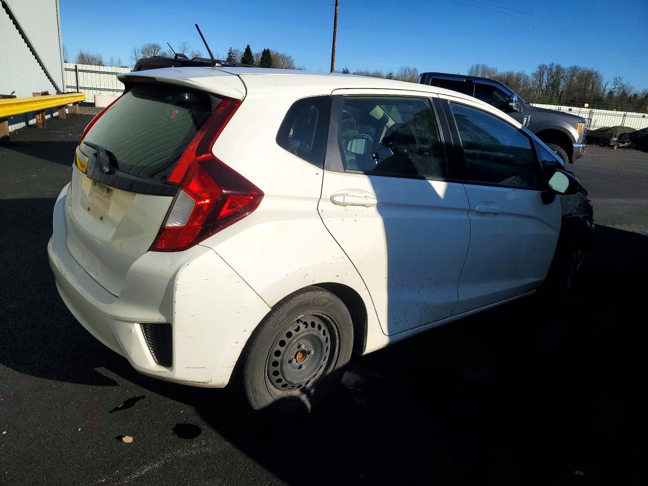 2016 Honda Fit Lx Белый vin: JHMGK5H57GS003934