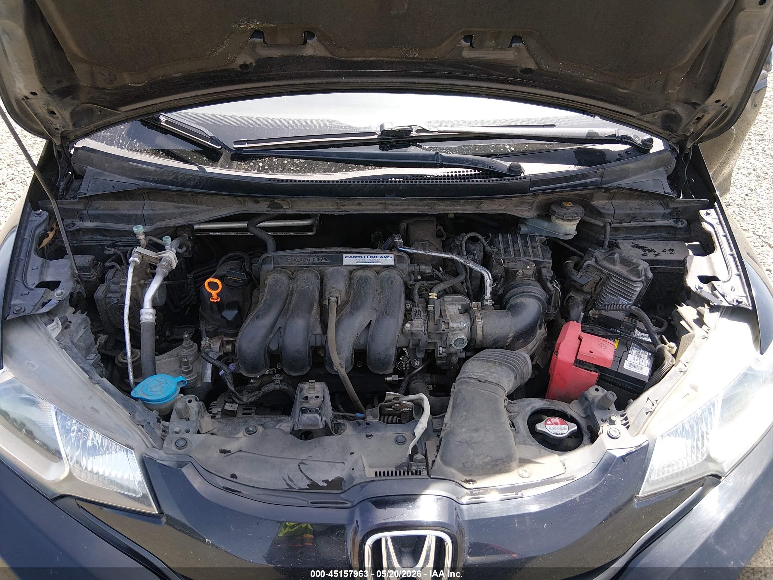 2016 Honda Fit Lx Black vin: JHMGK5H58GS010892