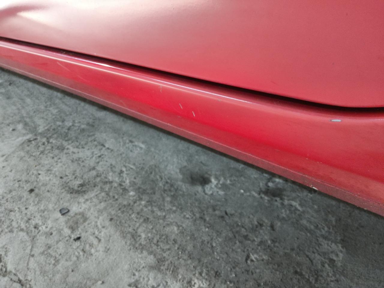 2016 Honda Fit Lx Red vin: JHMGK5H58GS011766 Damage: Left Rocker Panel, Heavy Scratch, 6 To 7 Inches