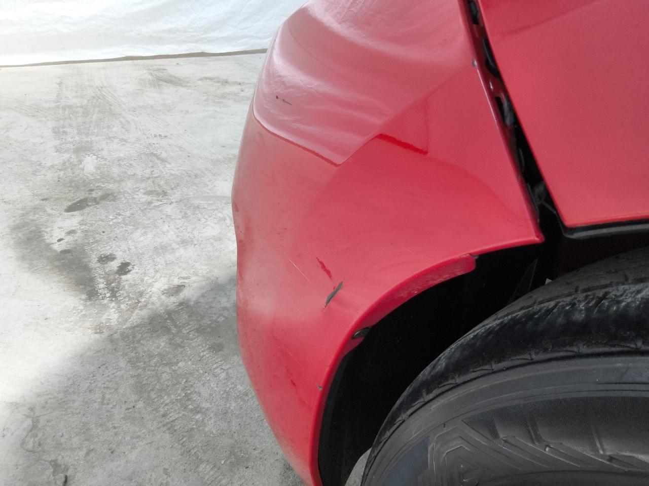 2016 Honda Fit Lx Red vin: JHMGK5H58GS011766 Damage: Front Bumper, Broken, Replacement Required