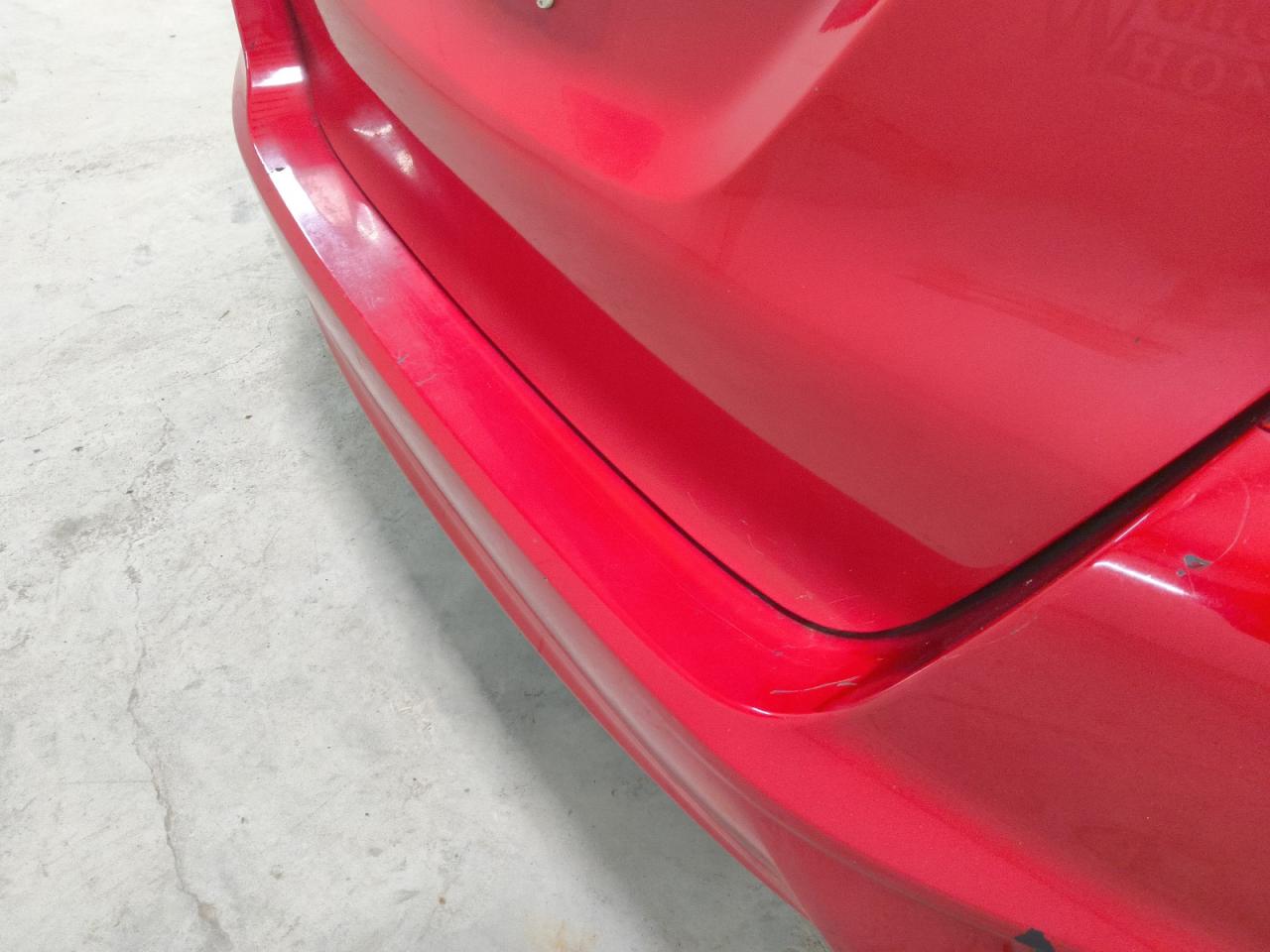 2016 Honda Fit Lx Red vin: JHMGK5H58GS011766 Damage: Rear Bumper, Dent(S) W/ Paint Dmg, 3 To 4 Inches