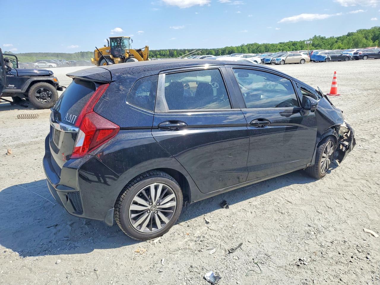 2016 Honda Fit Ex Black vin: JHMGK5H71GX025643