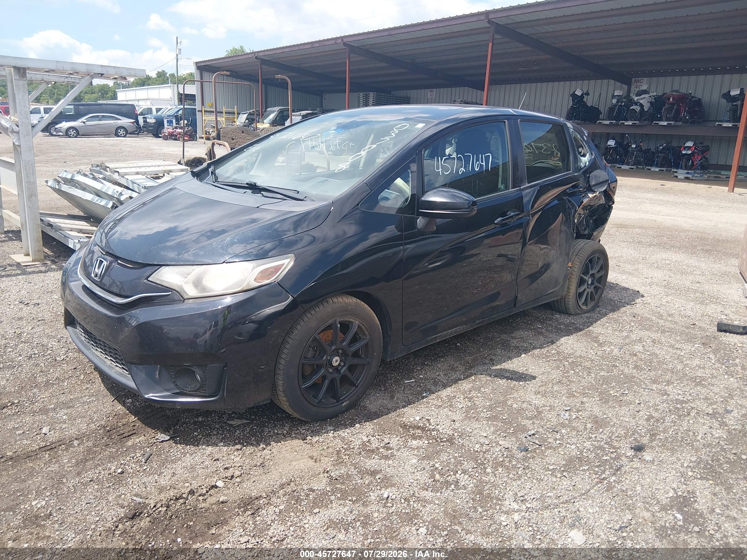 2016 Honda Fit Ex Black vin: JHMGK5H72GX037008
