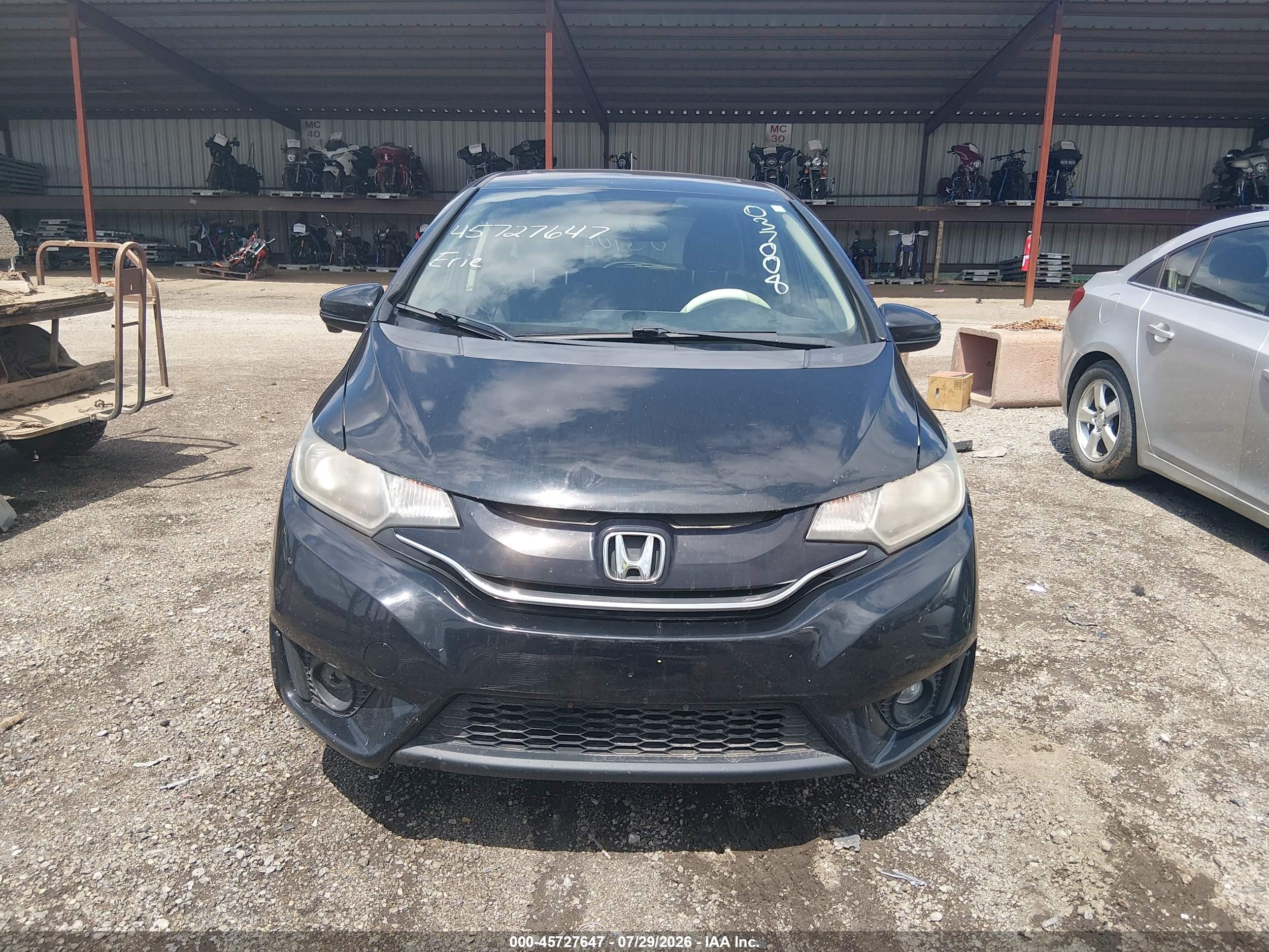 2016 Honda Fit Ex Black vin: JHMGK5H72GX037008