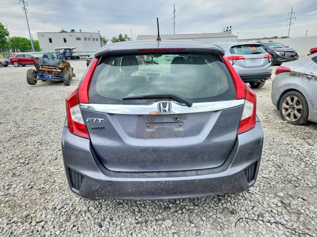 2016 Honda Fit Ex Gray vin: JHMGK5H72GX042256