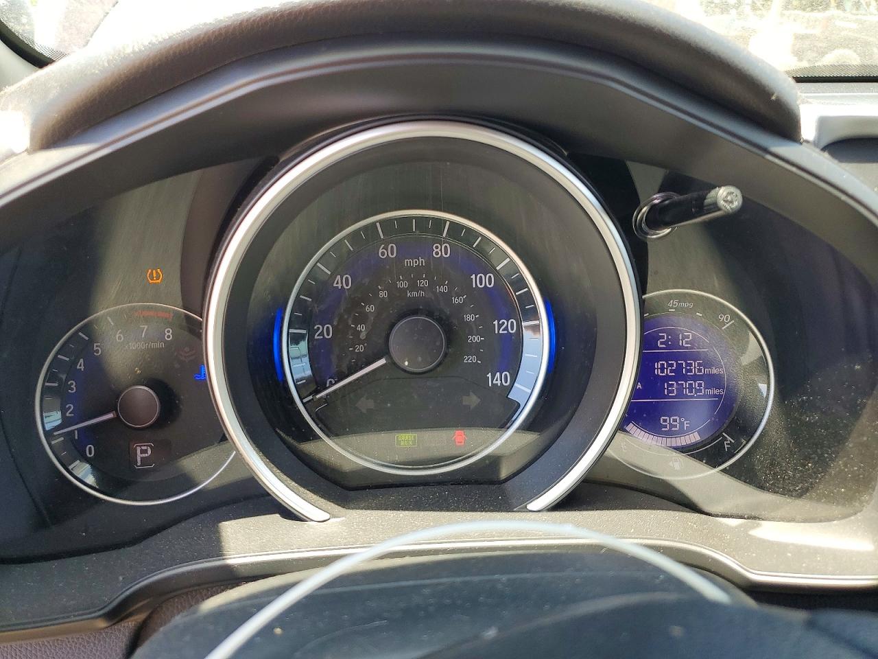 2016 Honda Fit Ex Фиолетовый vin: JHMGK5H74GS001026