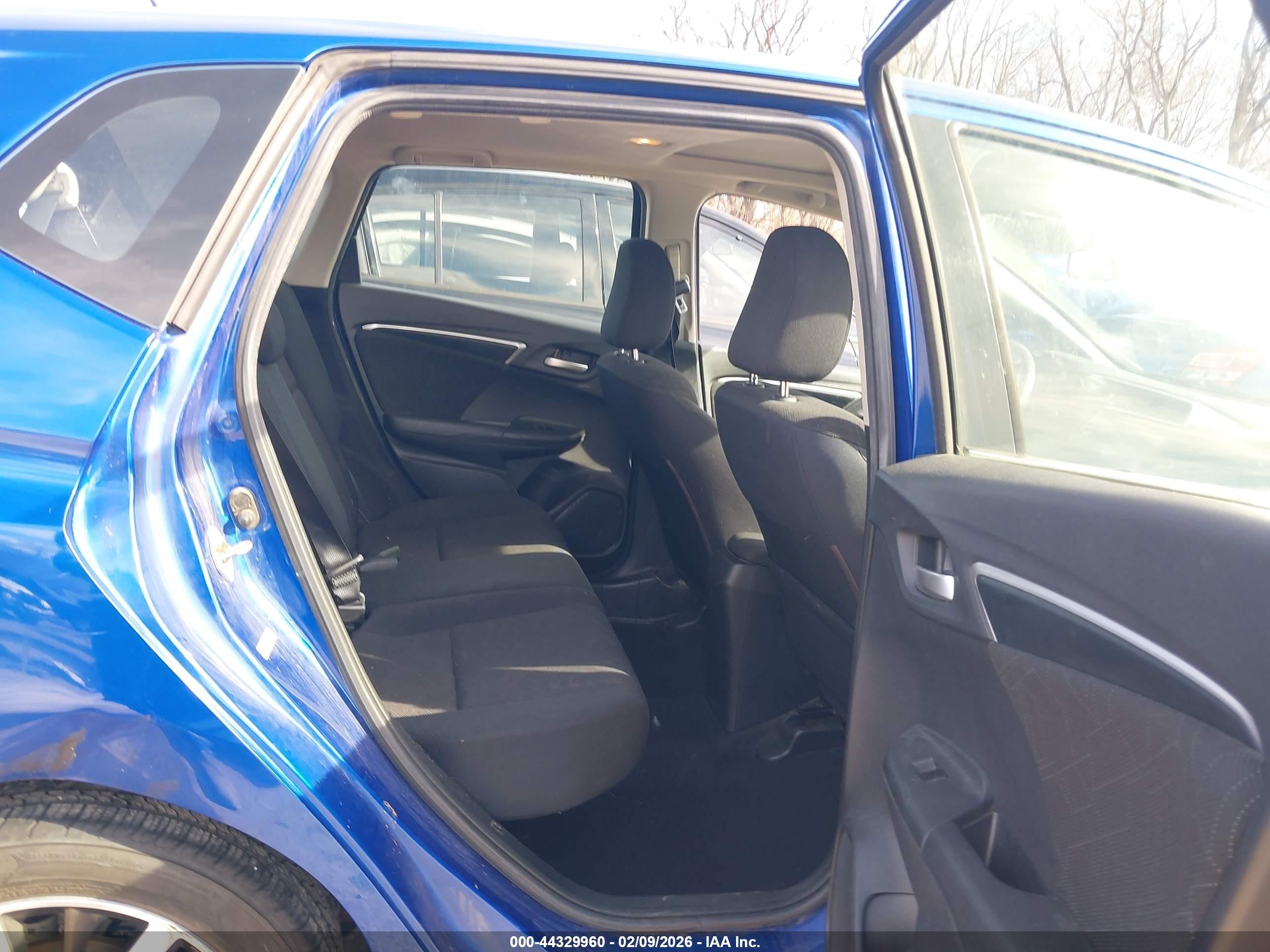 2017 Honda Fit Ex Синий vin: JHMGK5H75HS010674