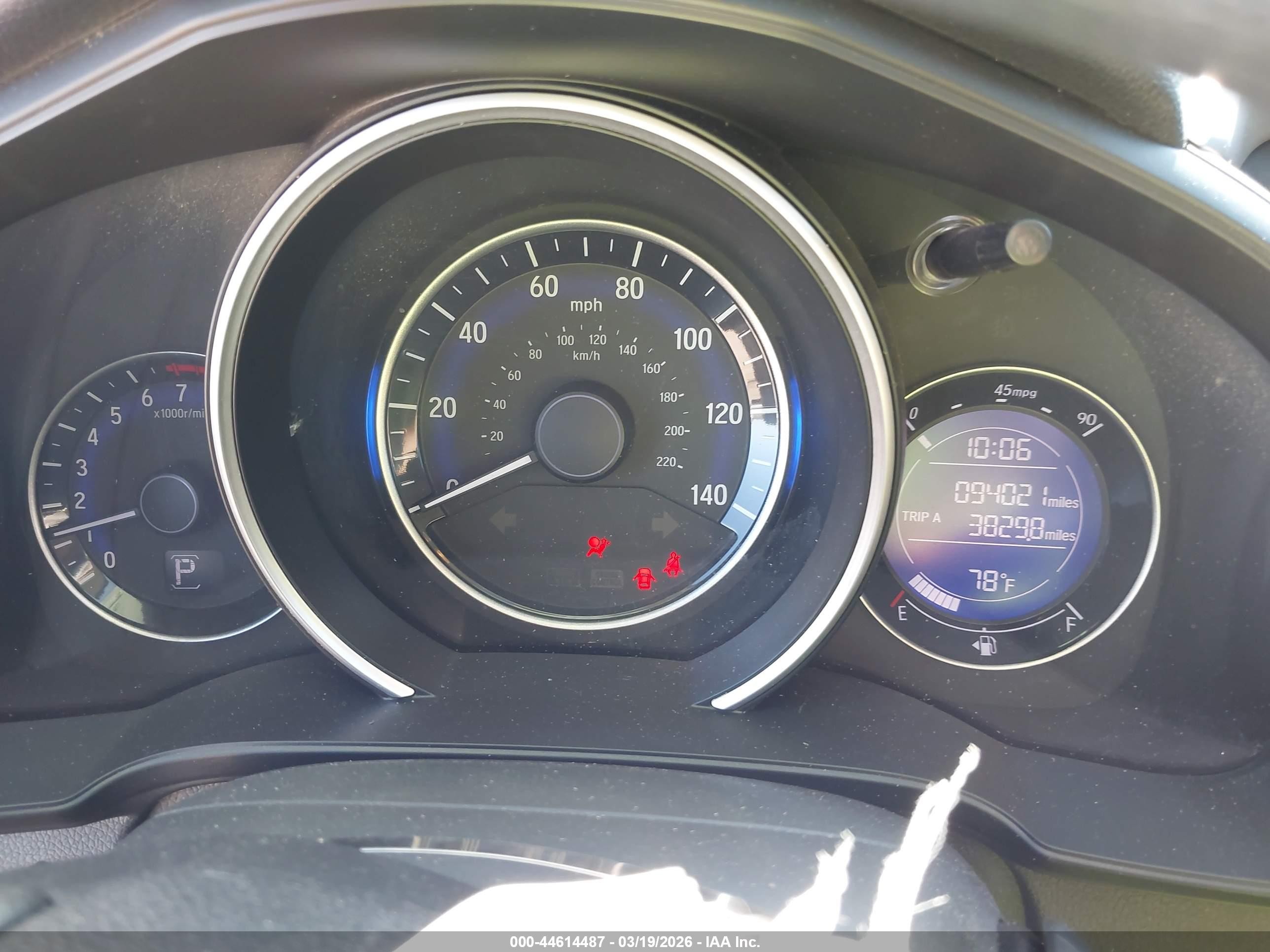 2016 Honda Fit Ex Серебряный vin: JHMGK5H77GX033522