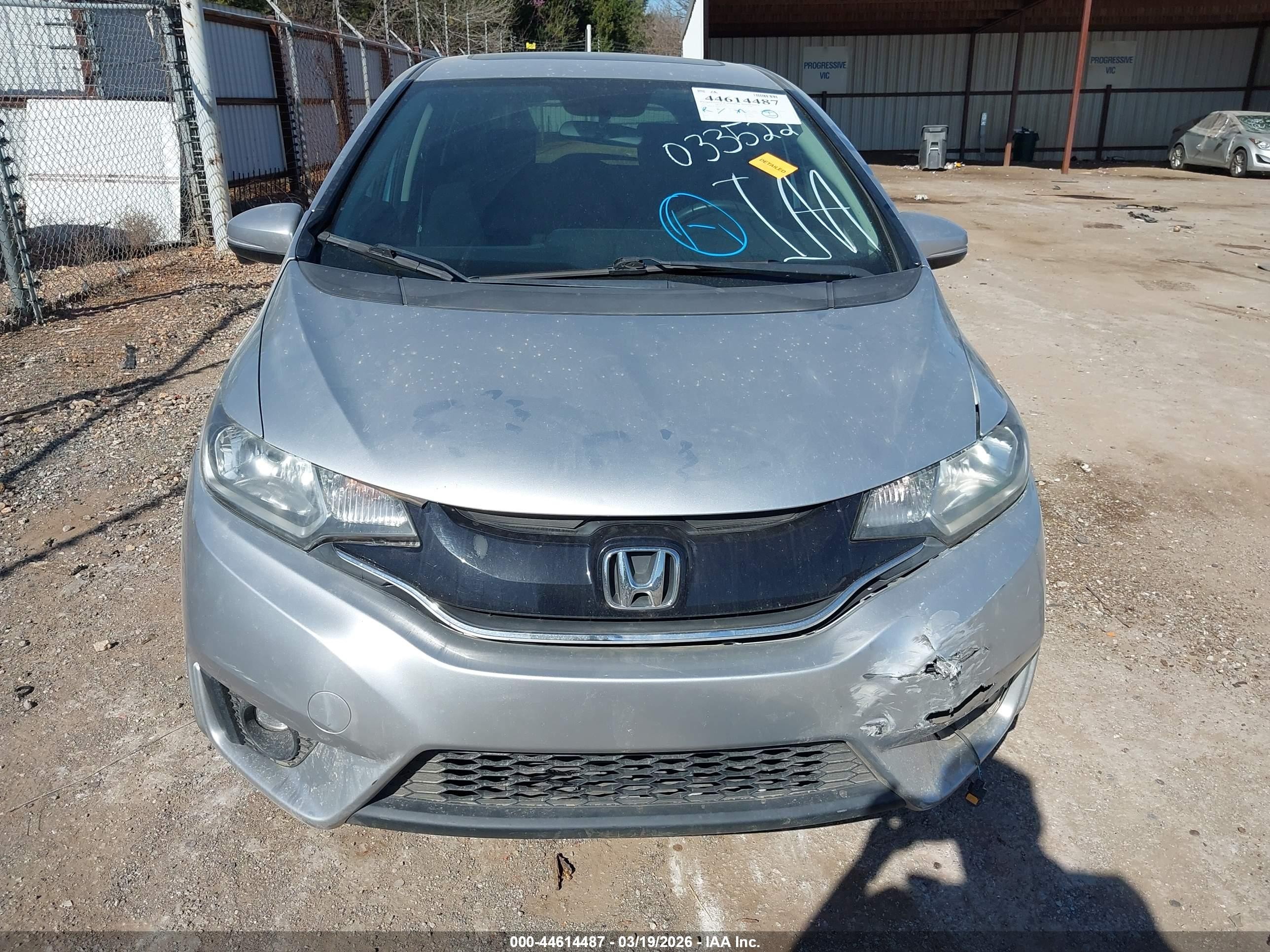 2016 Honda Fit Ex Серебряный vin: JHMGK5H77GX033522