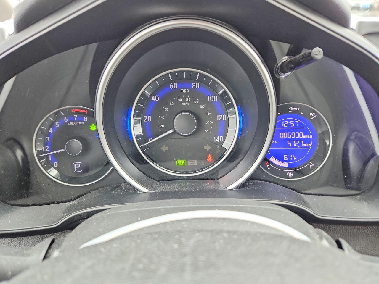 2017 Honda Fit Ex Серый vin: JHMGK5H78HS002133