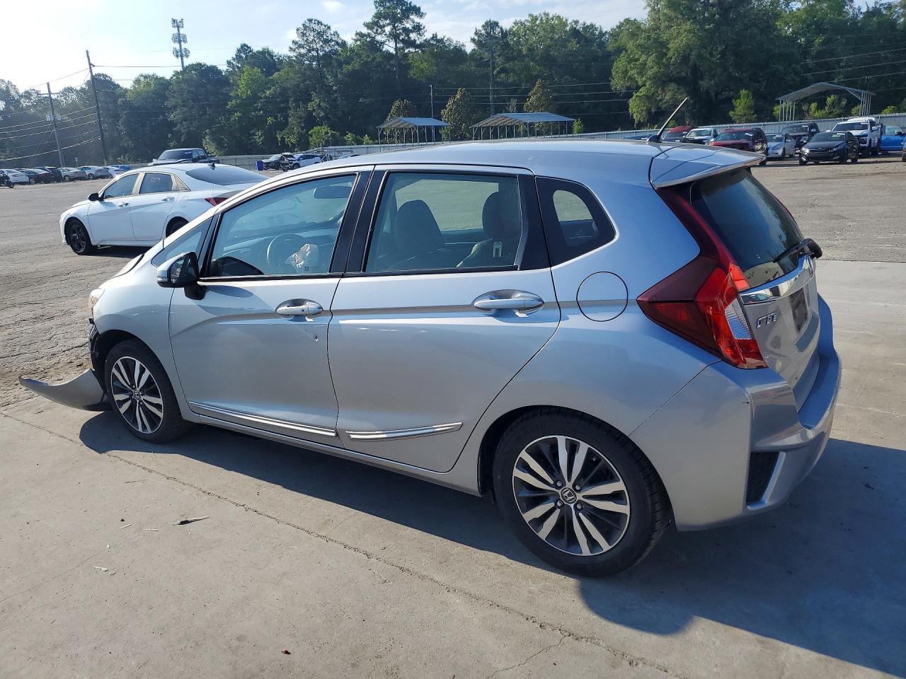 2017 Honda Fit Ex Silver vin: JHMGK5H81HS017887