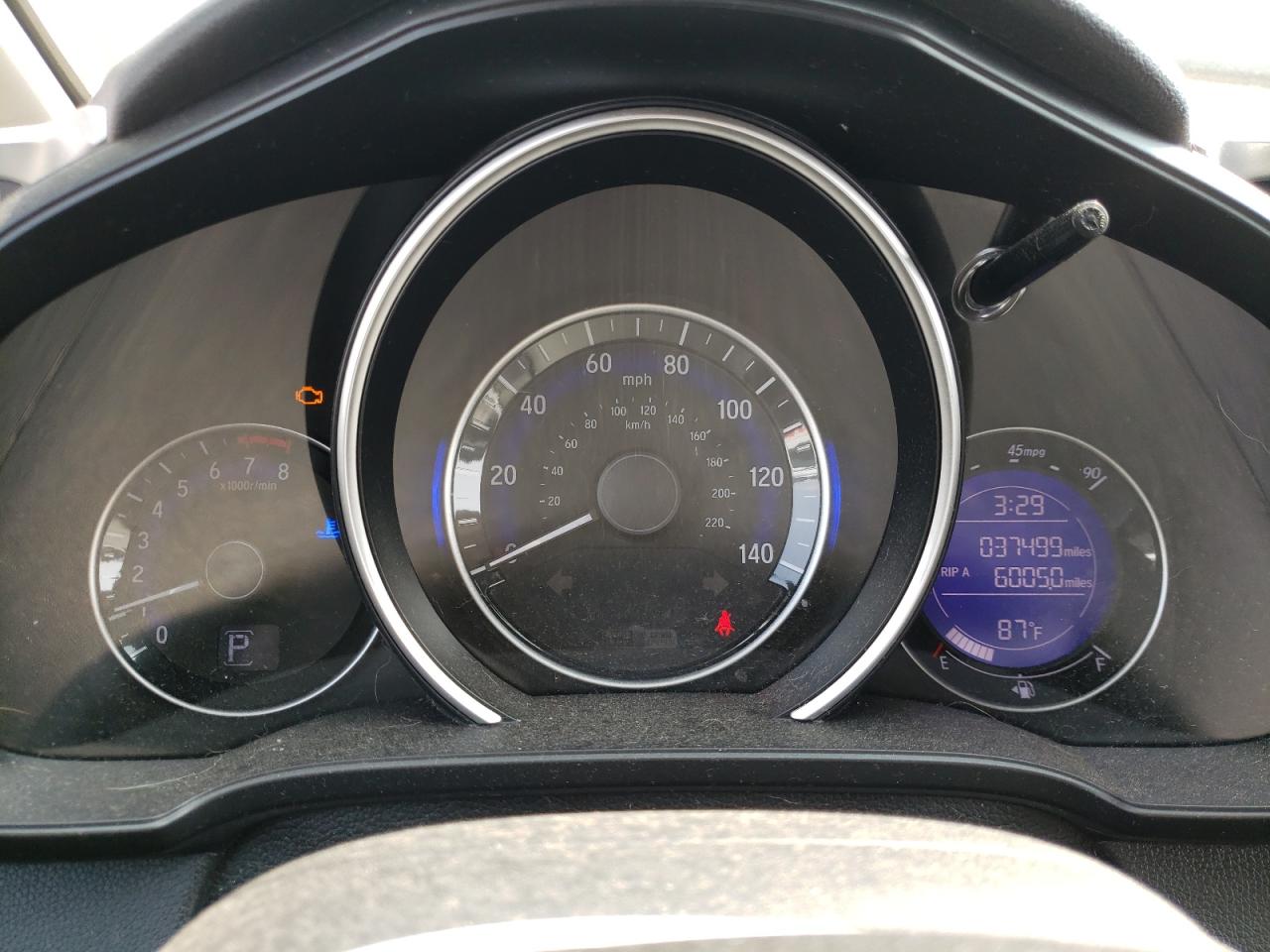 2017 Honda Fit Ex Gray vin: JHMGK5H89HS019967