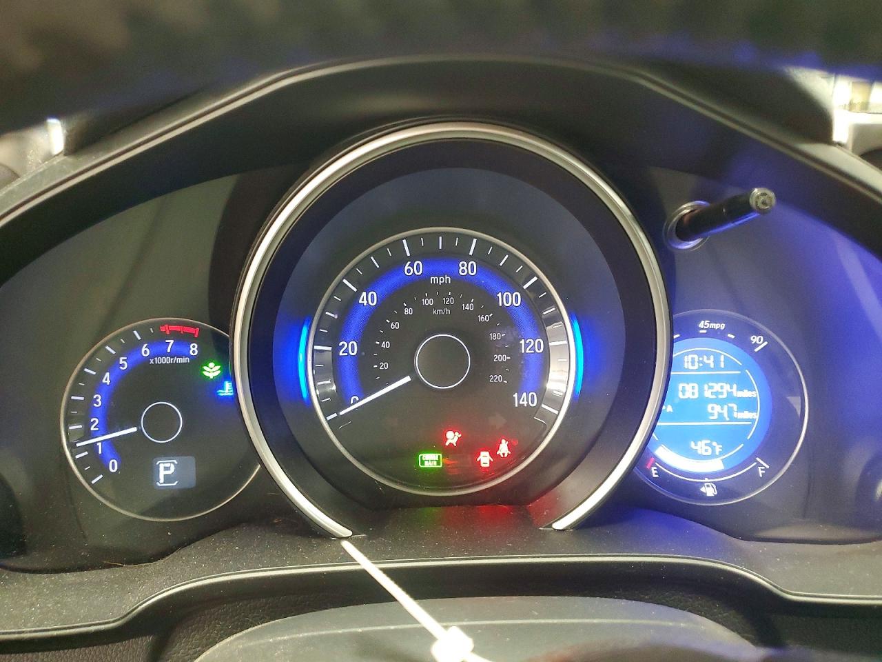 2017 Honda Fit Ex Серый vin: JHMGK5H89HS019967