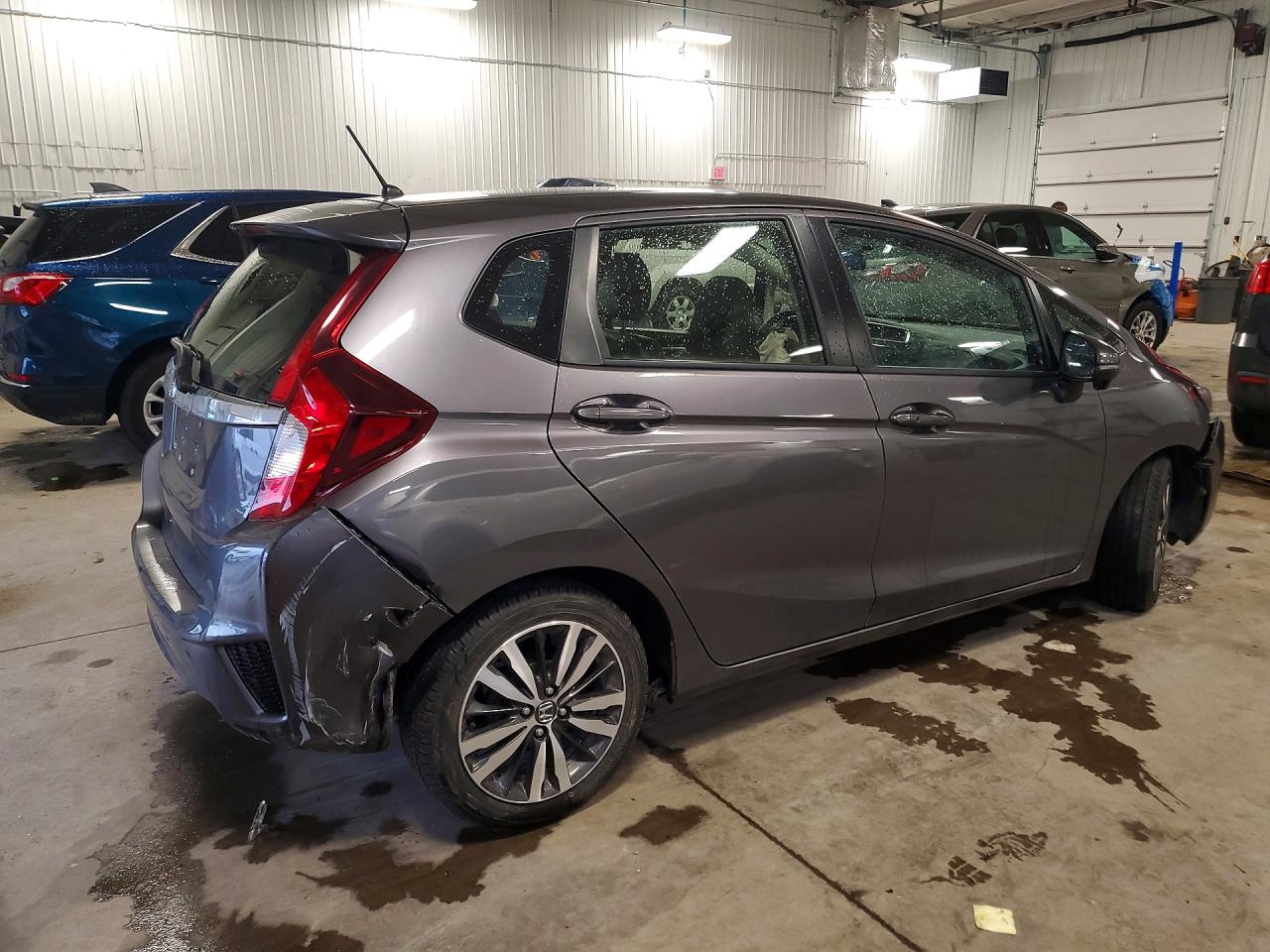 2017 Honda Fit Ex Серый vin: JHMGK5H89HS019967