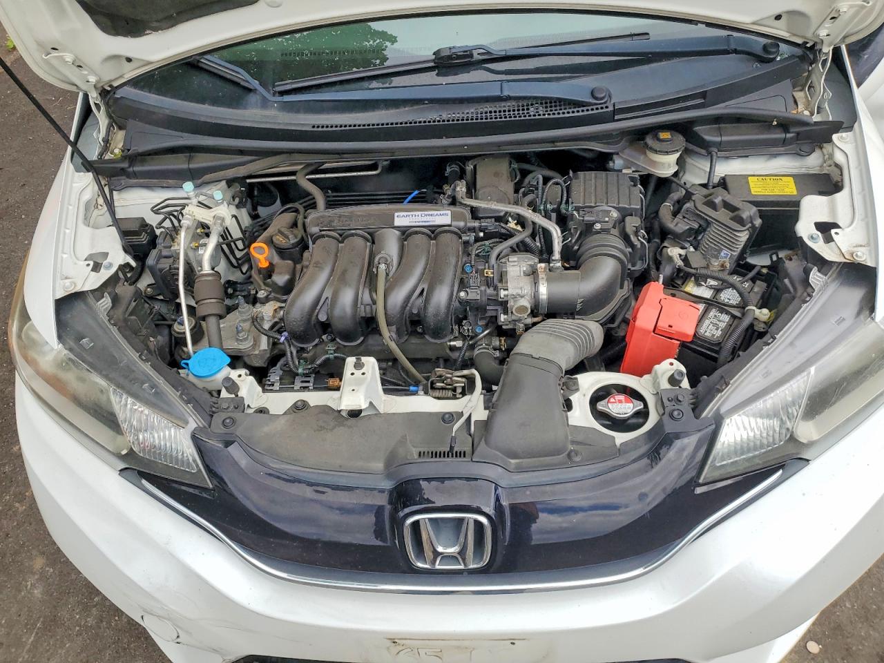 2017 Honda Fit Ex White vin: JHMGK5H8XHS004782