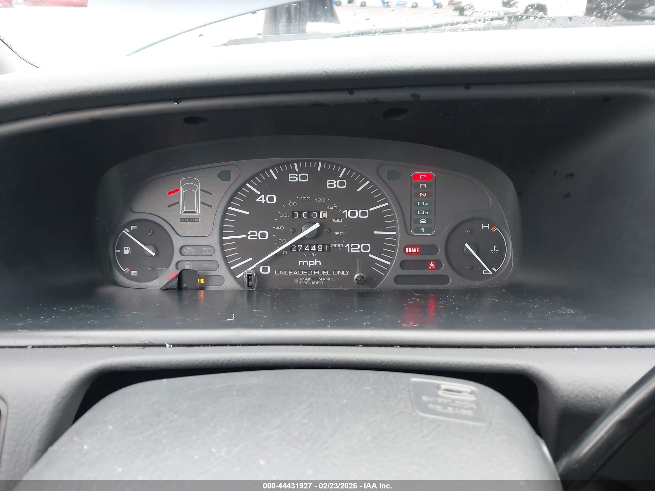 1995 Honda Odyssey Lx/ex Blue vin: JHMRA1840SC021657