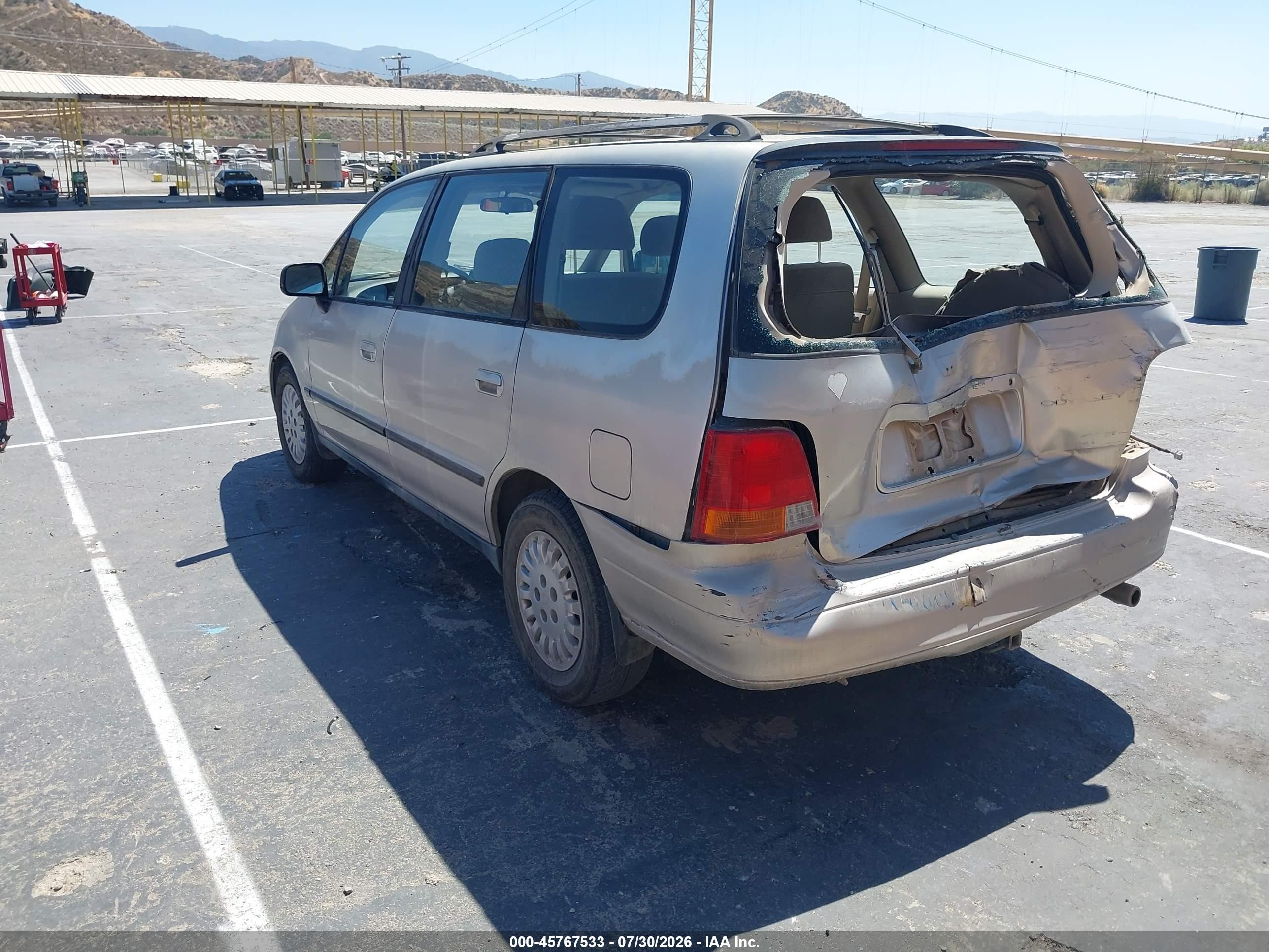 1995 Honda Odyssey Lx/ex Silver vin: JHMRA1841SC000770