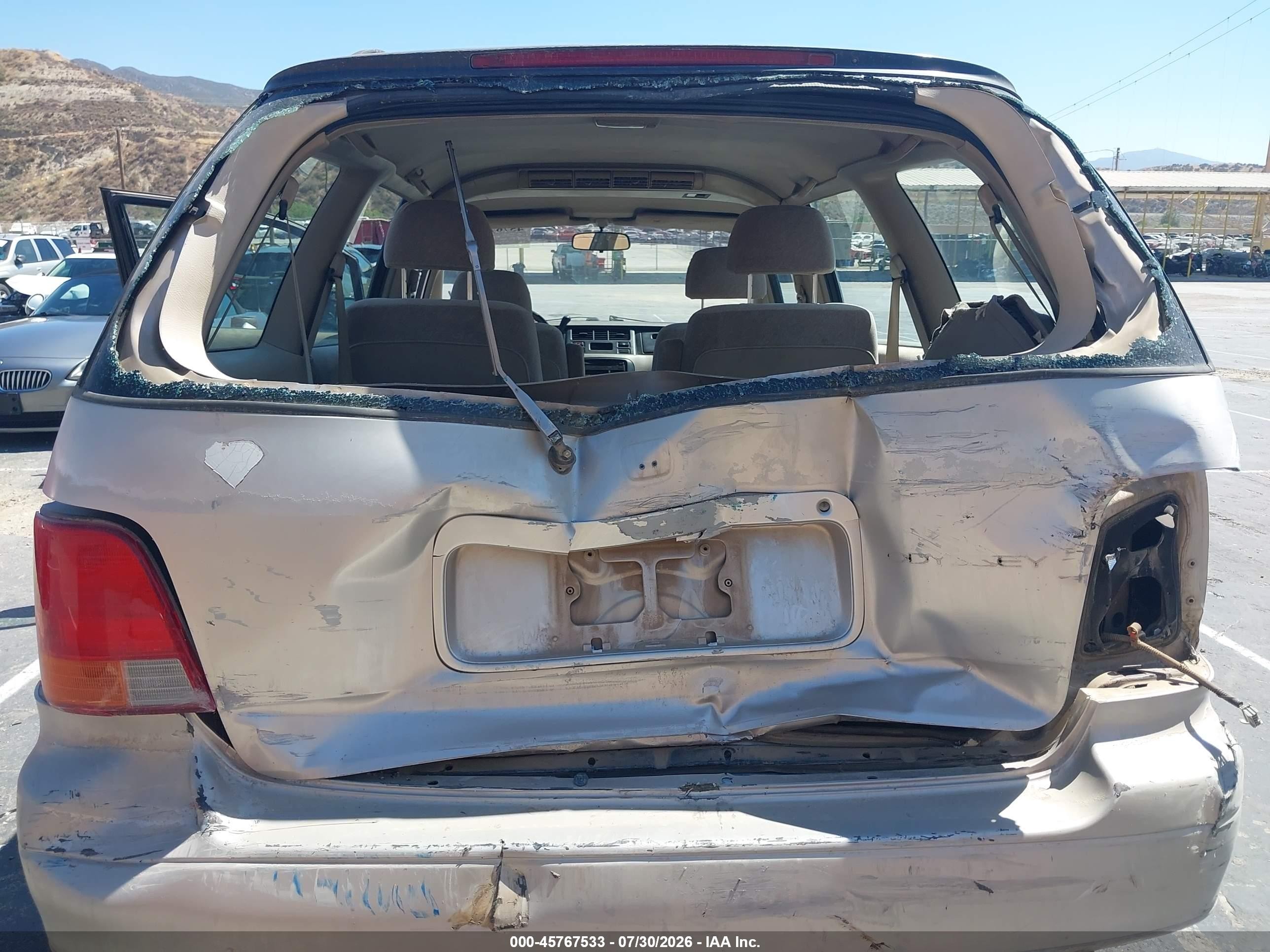 1995 Honda Odyssey Lx/ex Silver vin: JHMRA1841SC000770