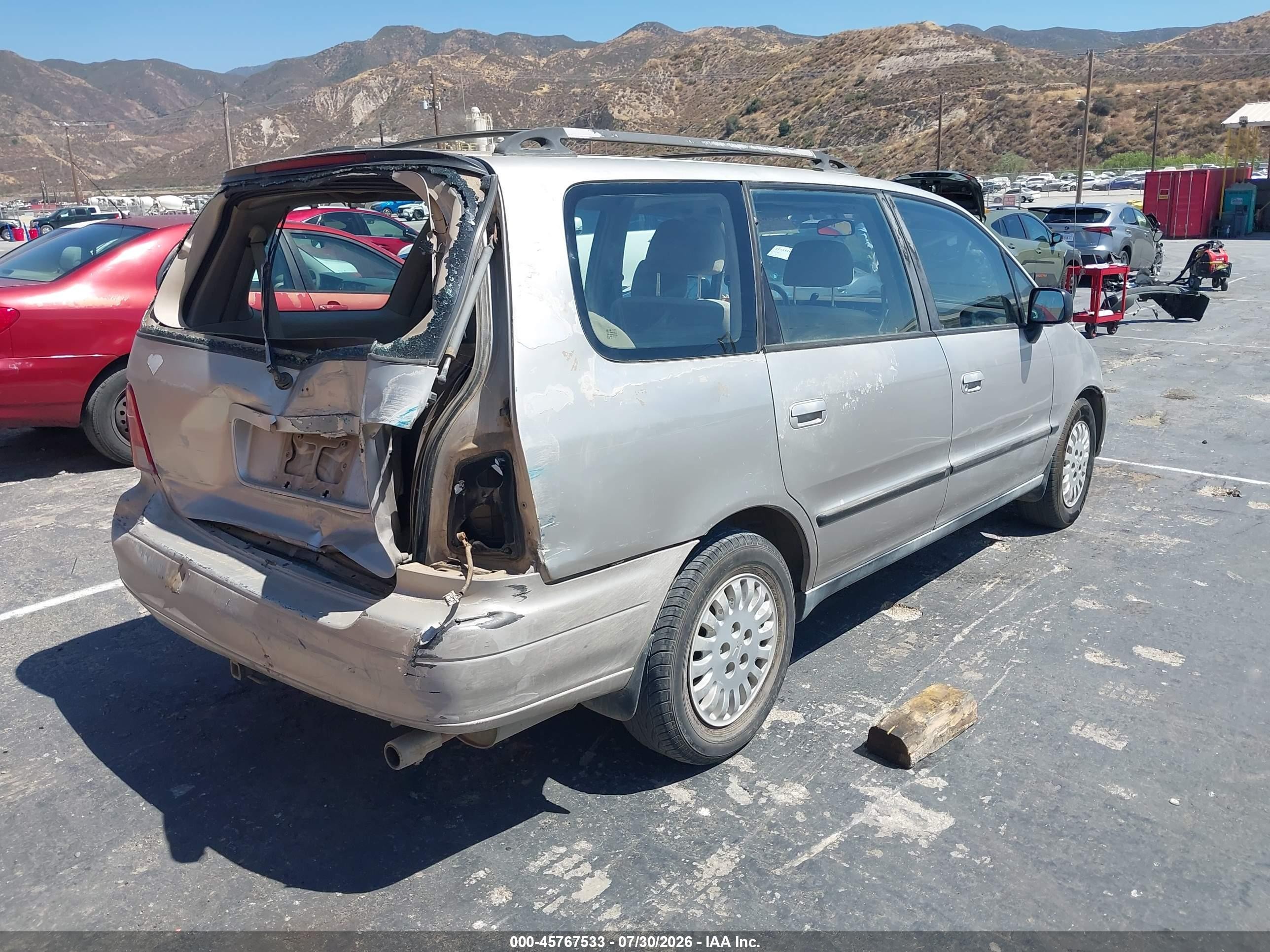 1995 Honda Odyssey Lx/ex Silver vin: JHMRA1841SC000770