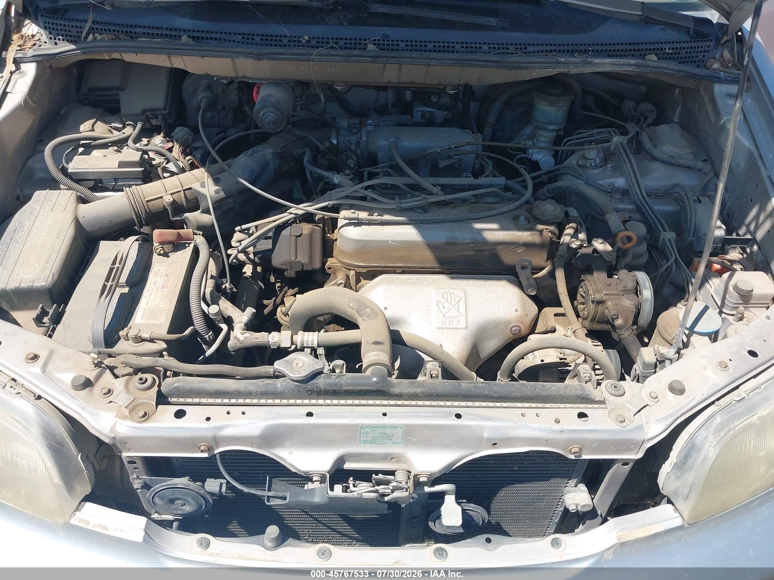 1995 Honda Odyssey Lx/ex Silver vin: JHMRA1841SC000770