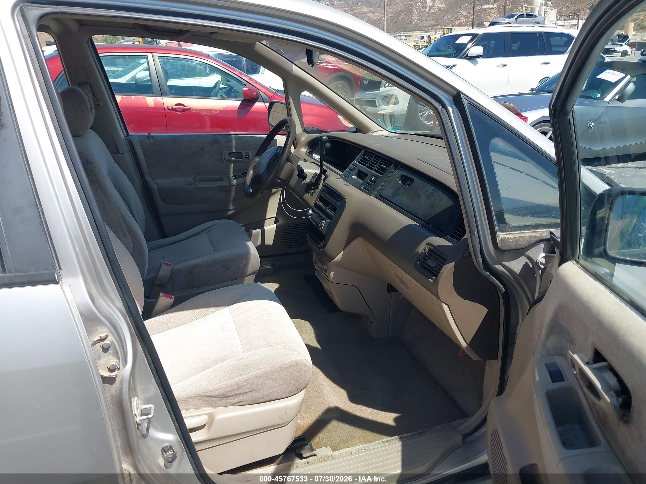 1995 Honda Odyssey Lx/ex Silver vin: JHMRA1841SC000770