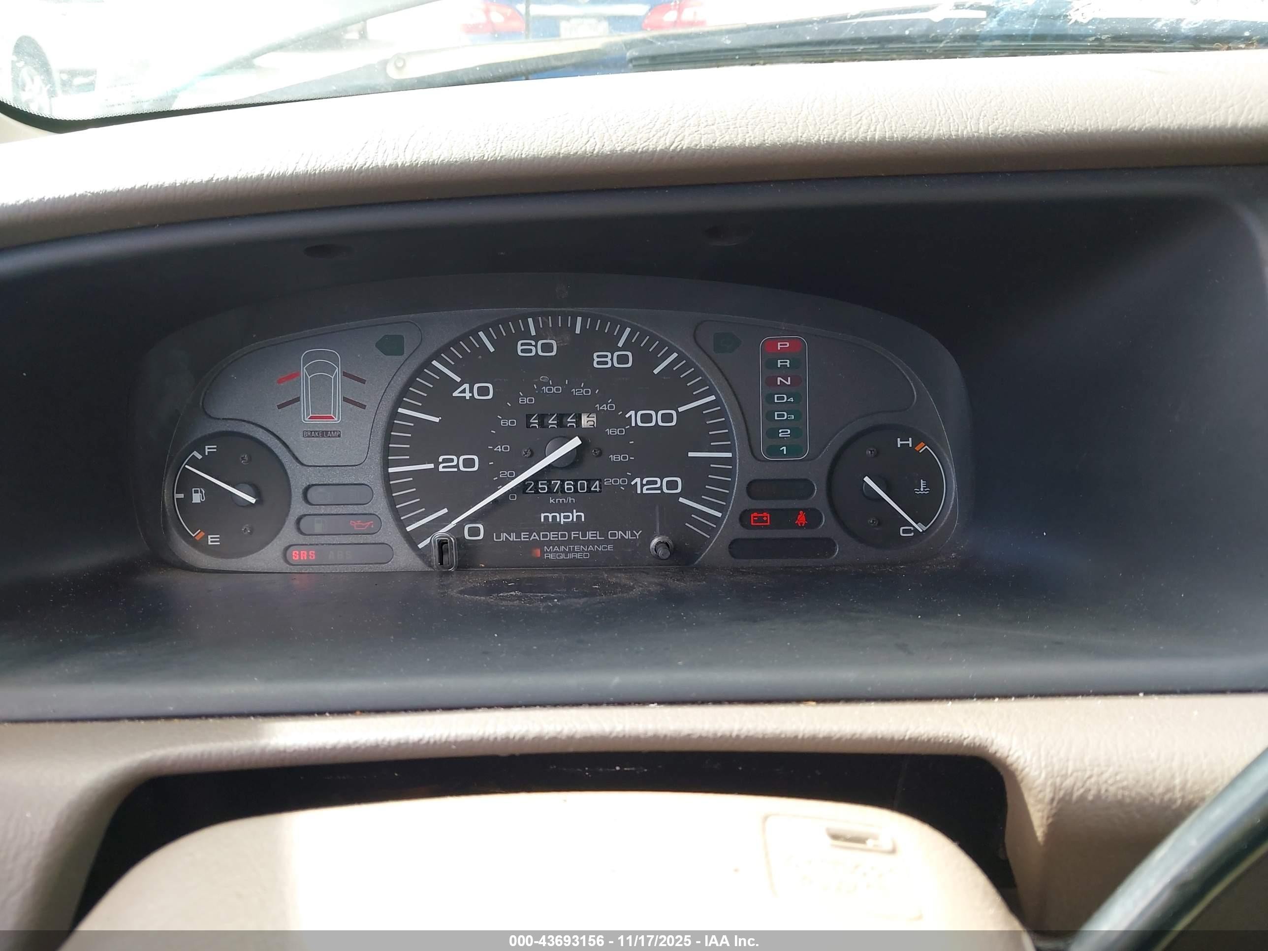 1997 Honda Odyssey Lx Green vin: JHMRA1842VC006288