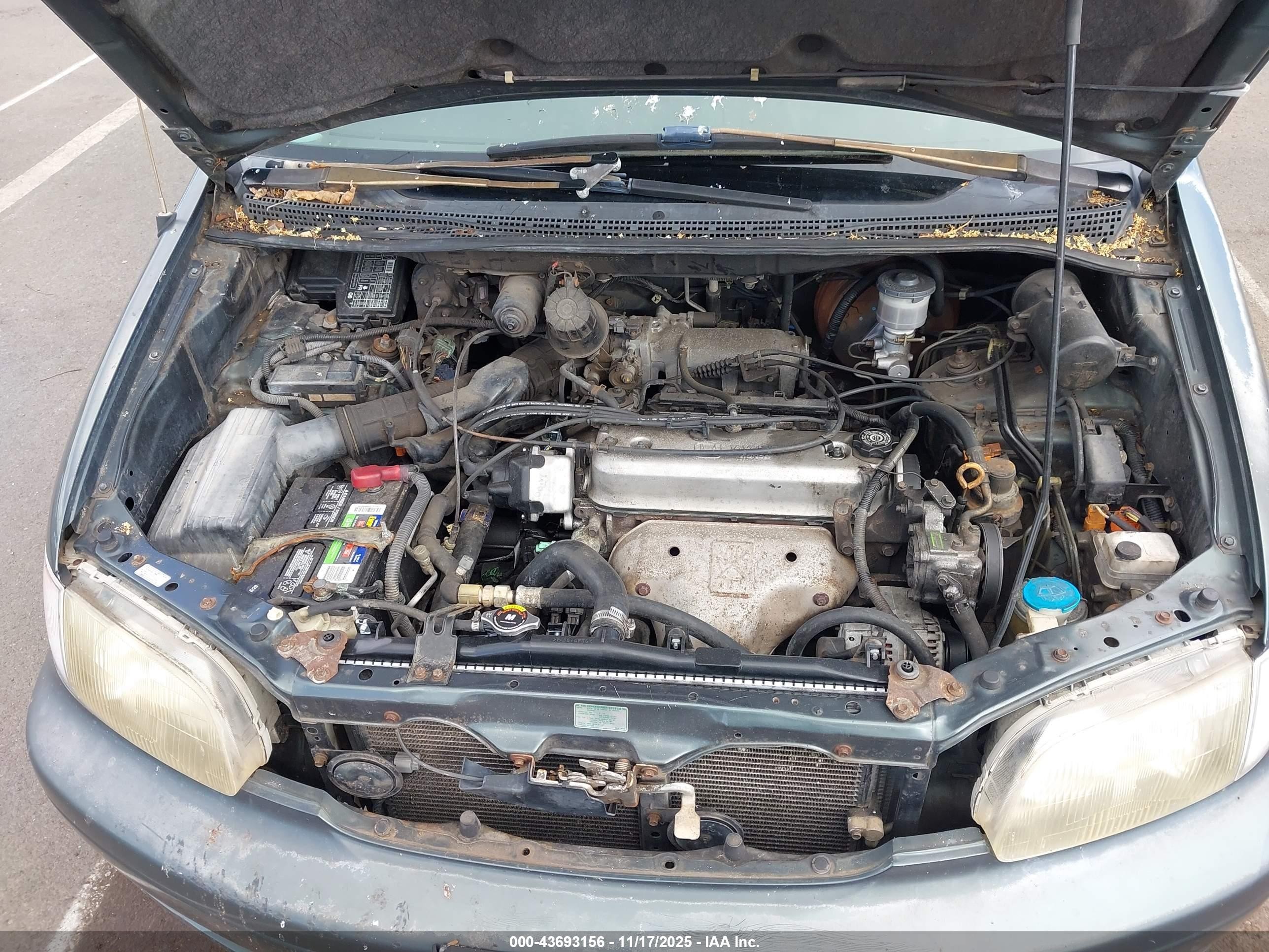 1997 Honda Odyssey Lx Green vin: JHMRA1842VC006288