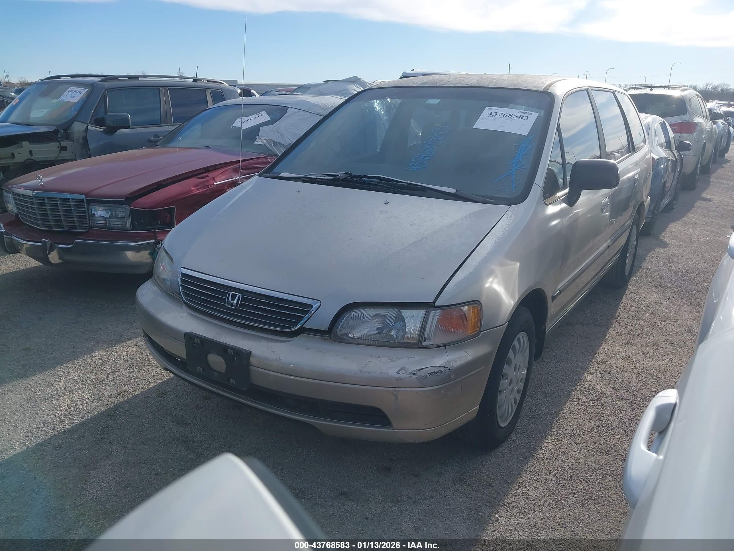 1997 Honda Odyssey Lx Silver vin: JHMRA1843VC020684