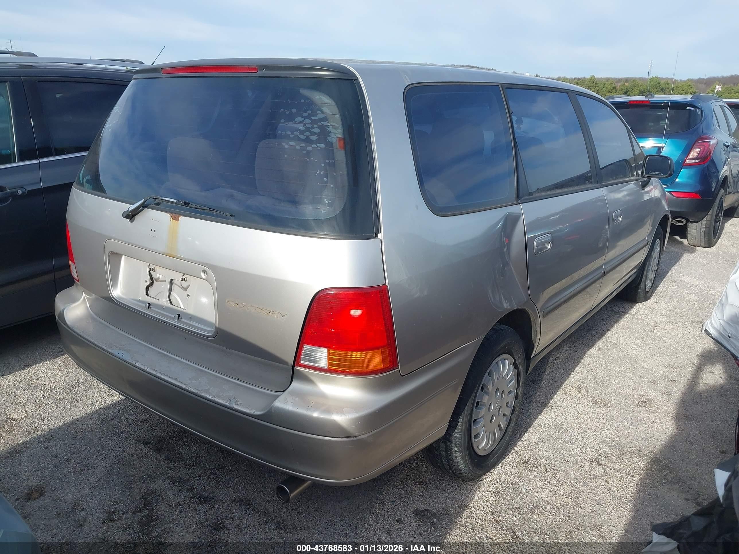 1997 Honda Odyssey Lx Silver vin: JHMRA1843VC020684